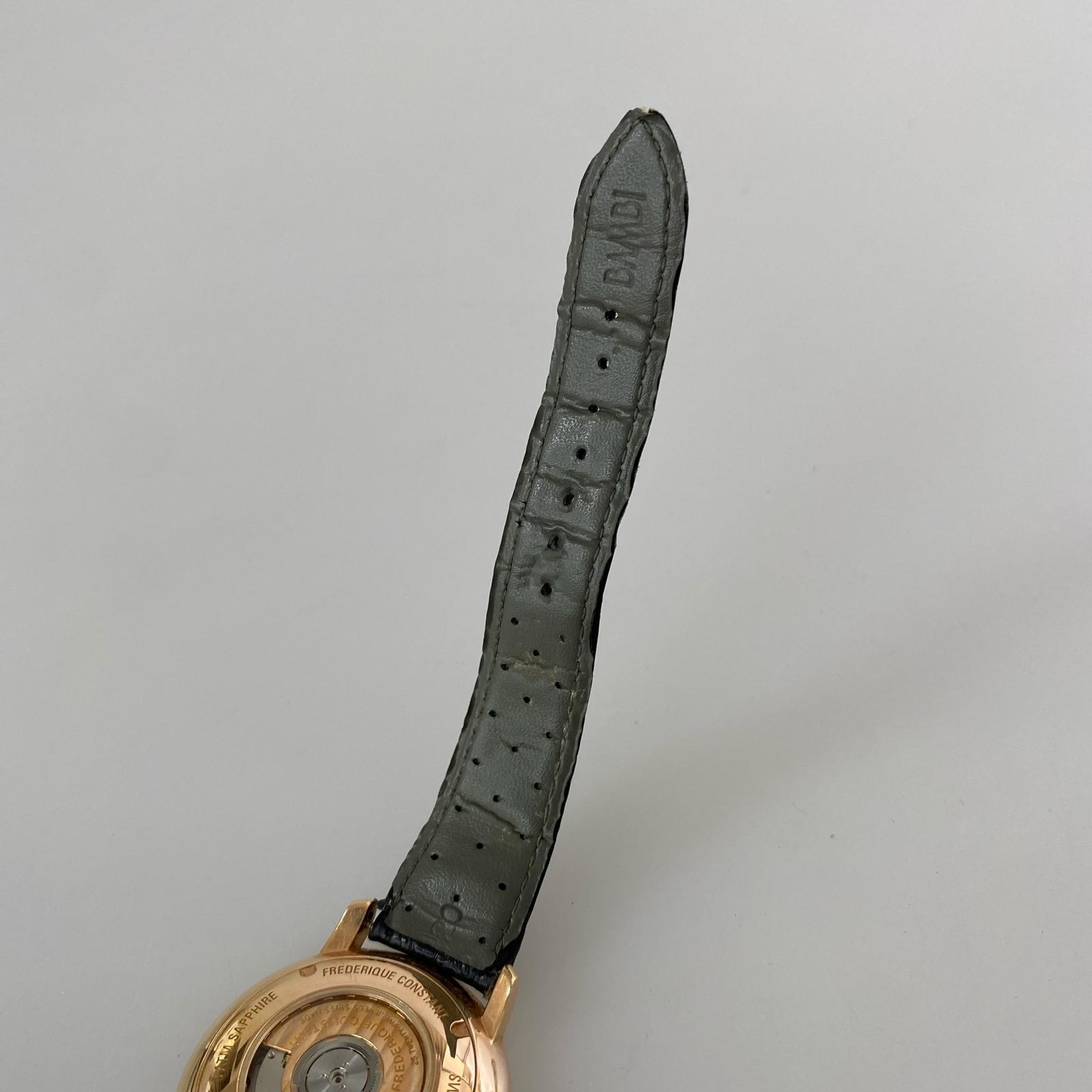 腕時計 FREDERIQUE CONSTANT スリムライン cal.FC-306 自動巻き腕時計 裏スケ