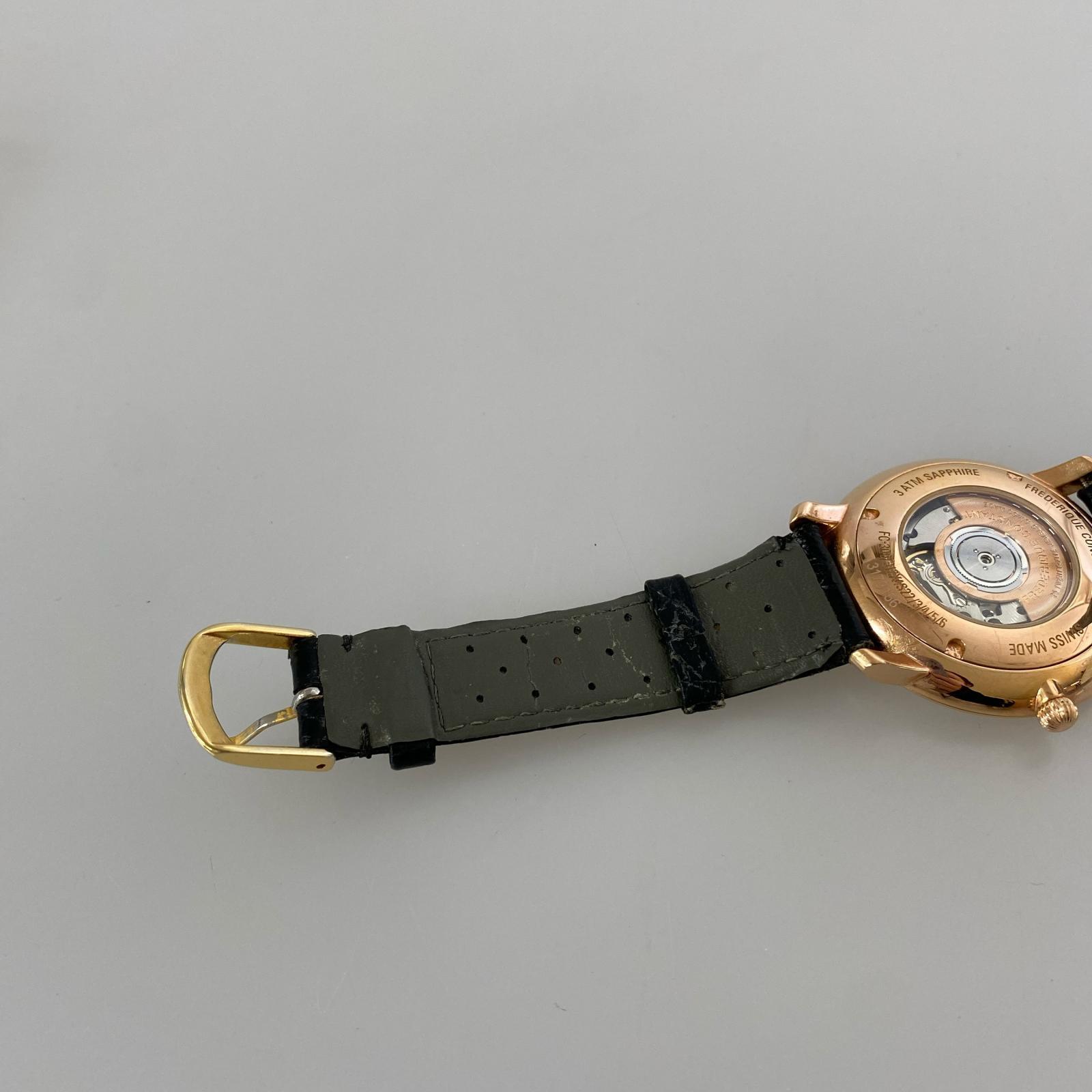 腕時計 FREDERIQUE CONSTANT スリムライン cal.FC-306 自動巻き腕時計 裏スケ