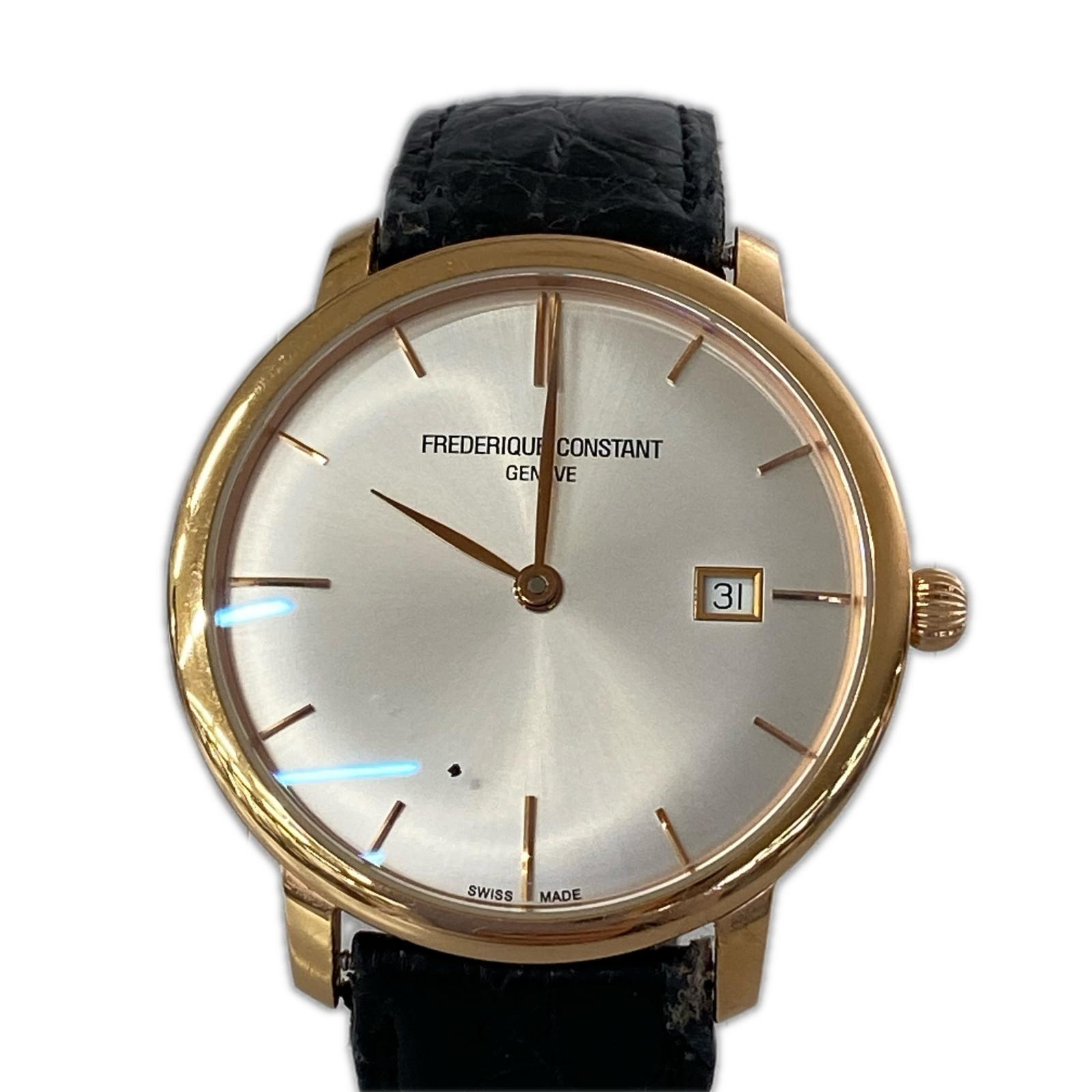 腕時計 FREDERIQUE CONSTANT スリムライン cal.FC-306 自動巻き腕時計 裏スケ