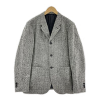 テーラードジャケット Harris Tweed ヘリンボーンジャケット グレー(XL) グレー