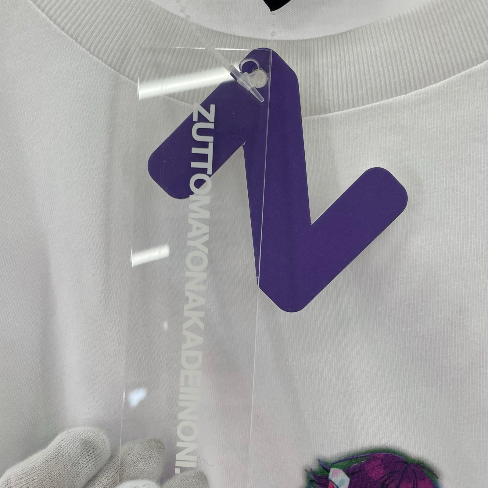 半袖Ｔシャツ ずっと真夜中でいいのに。 レインボーミラーチューン NIRA ホワイト