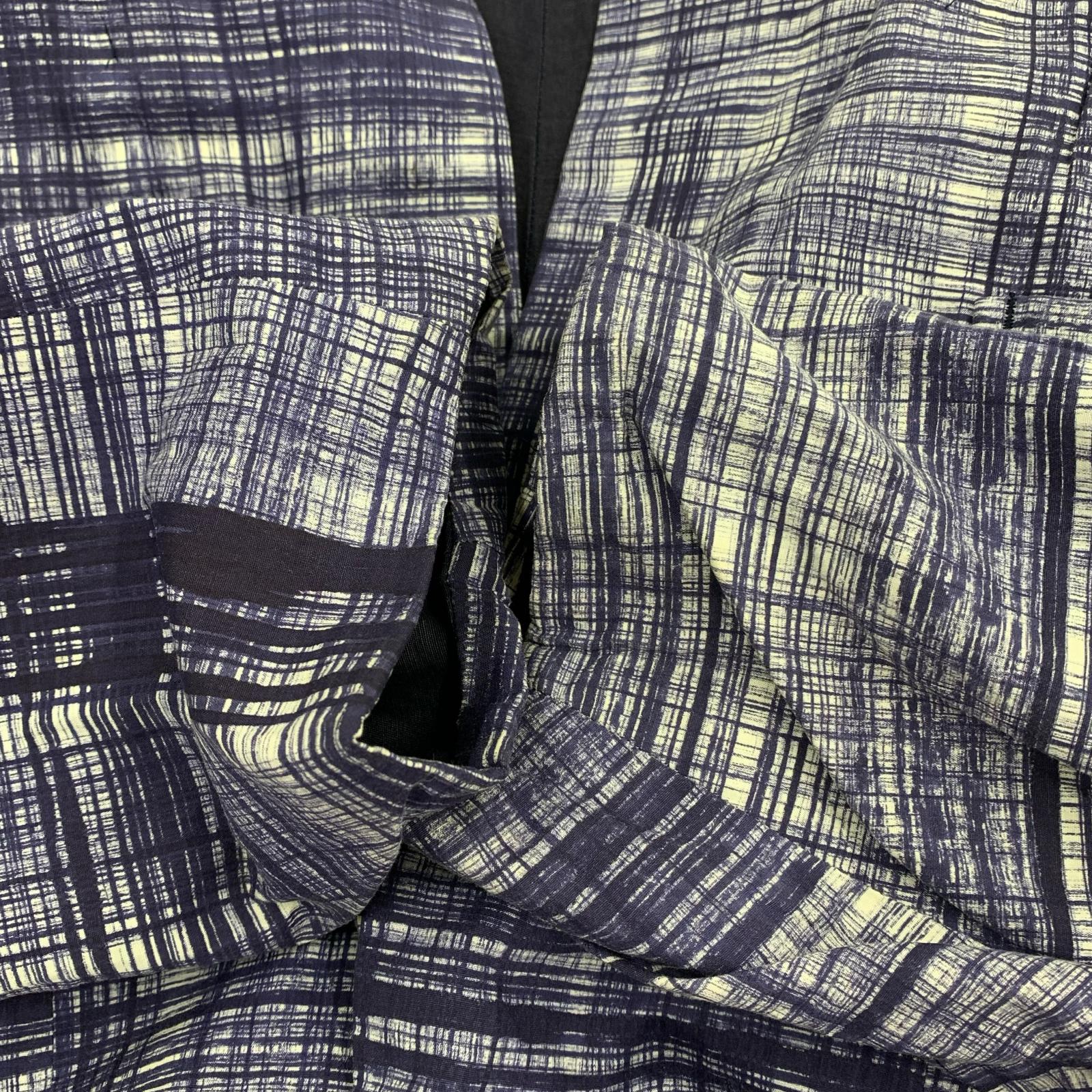 ジャケット COMME des GARCONS HOMME PLUS 90s リネン×シルク×コットン リバーシブルテーラードジャケット S ネイビー S