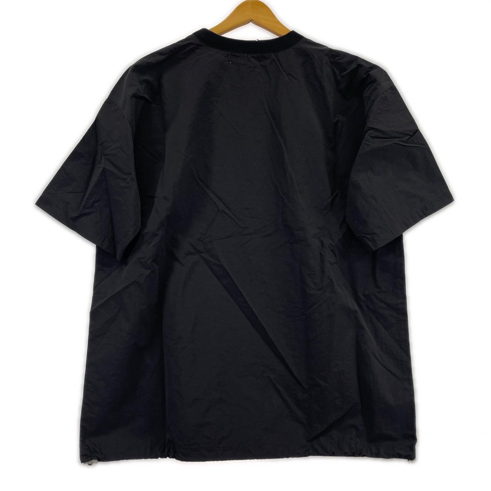 半袖Ｔシャツ natto ナイロン ドローコード 黒 ブラック