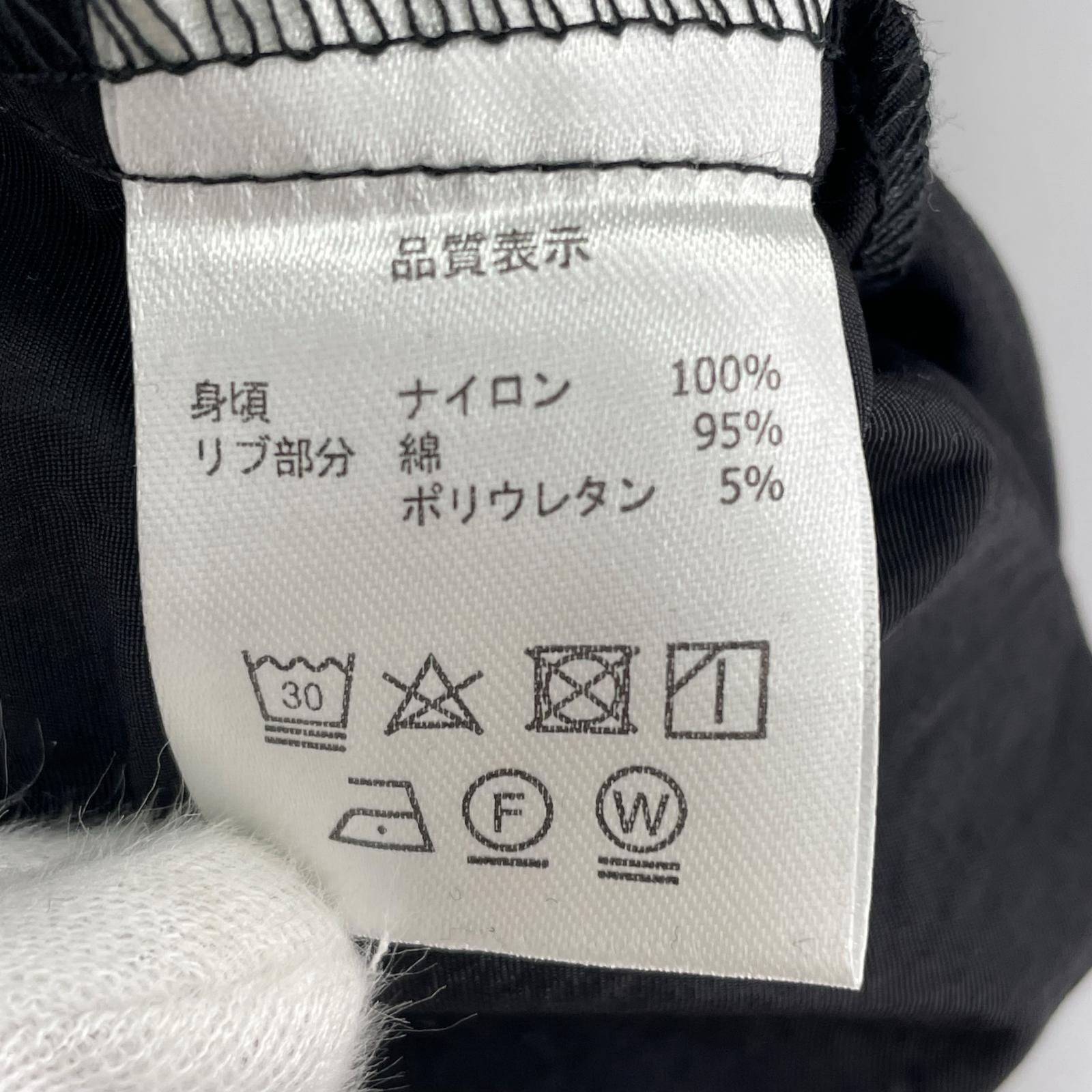 半袖Ｔシャツ natto ナイロン ドローコード 黒 ブラック