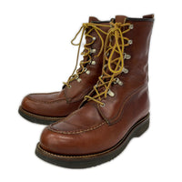 ブーツ 80s MASON CHIPPEWA モックトゥ （US9D） ビブラムソールに交換 ブラウン