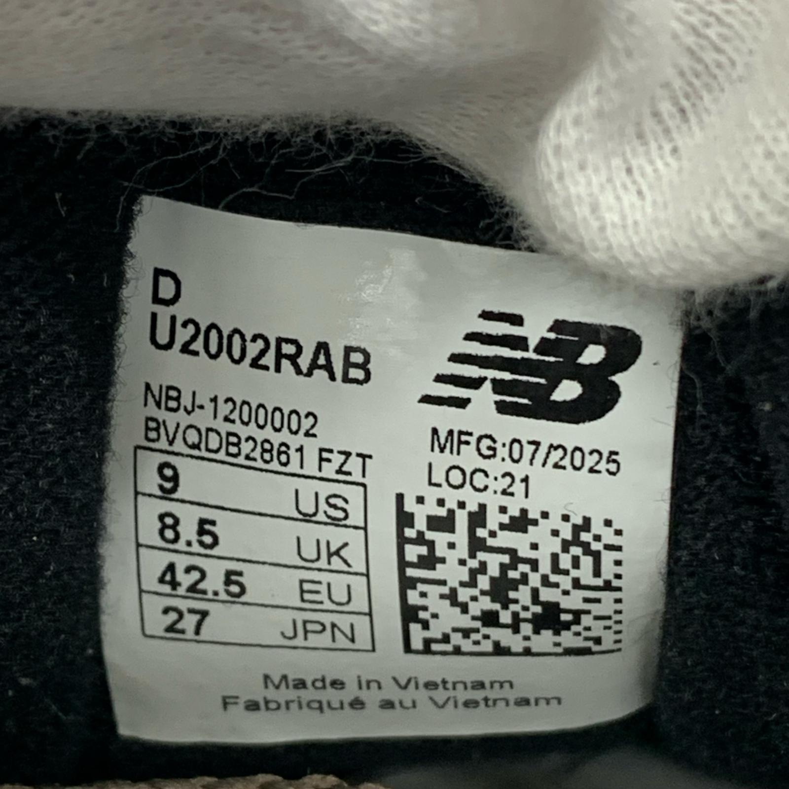 スニーカー U2002RAB 茶(27.0) 27cm (US9 UK8 1/2 EU44) ブラウン