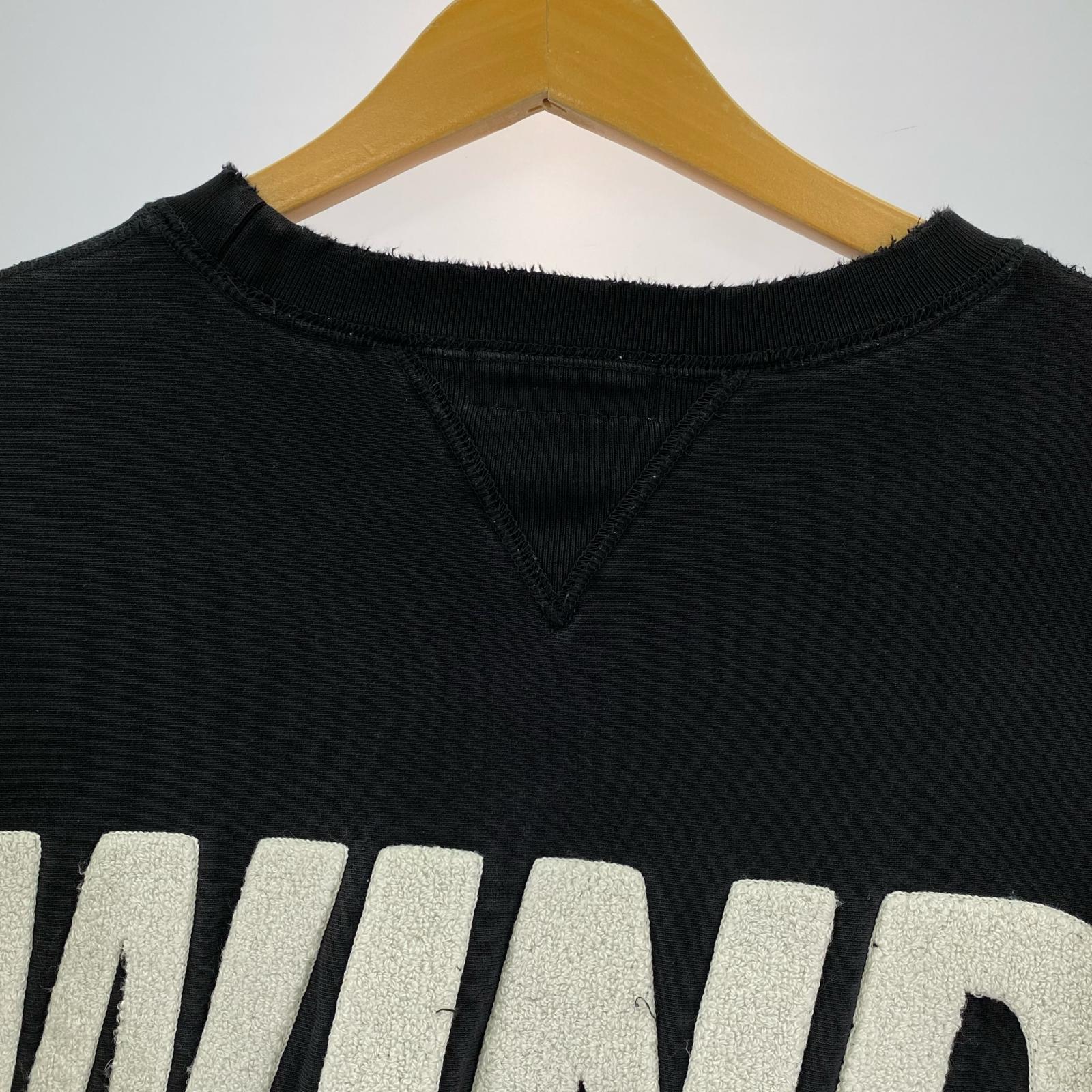 スウェット WIND AND SEA WDS SEA Damaged Crew neck 加工スウェット XL ブラック ブラック
