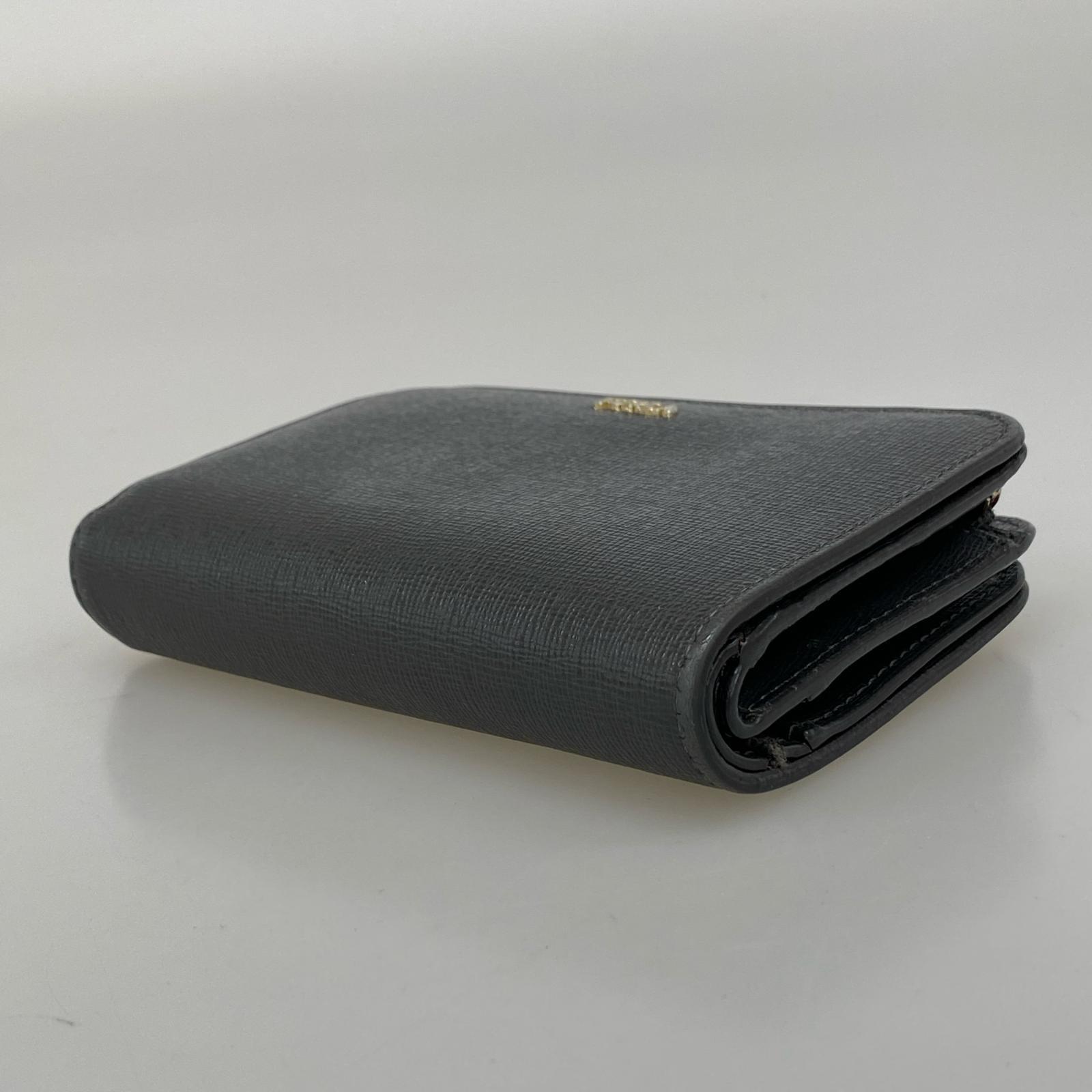 コンパクトウォレット BABYLON M 二つ折り財布 グレー グレー