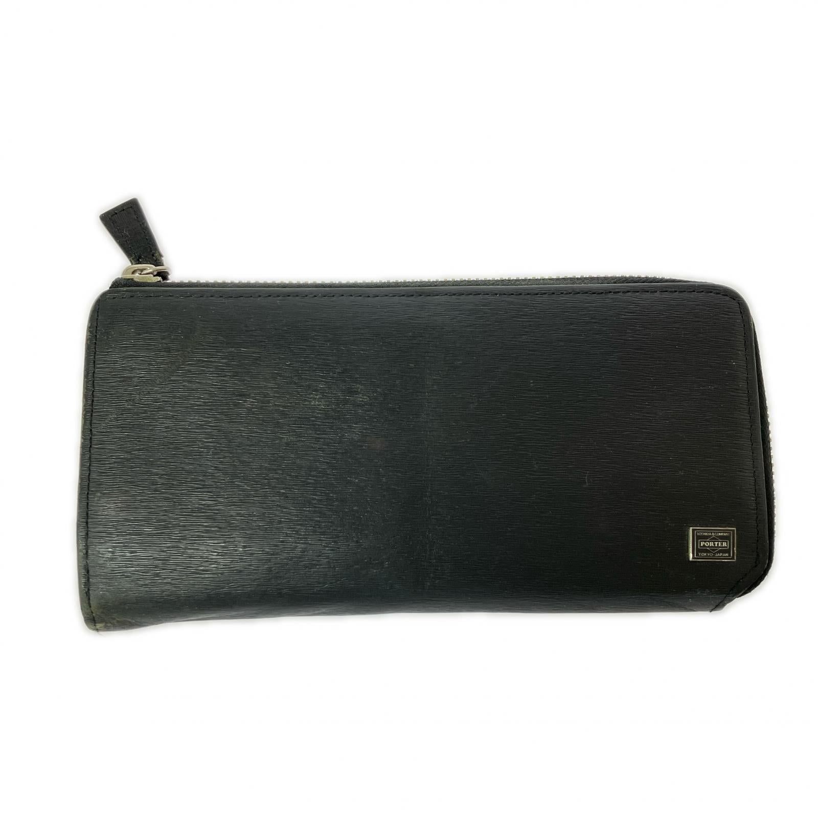 長財布 CYRRENT ジップウォレット BLK ブラック