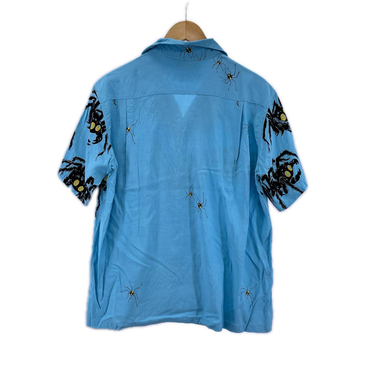 半袖シャツ Star OF HOOLYWOOD 開襟 TARANTULA 水色(M) M
