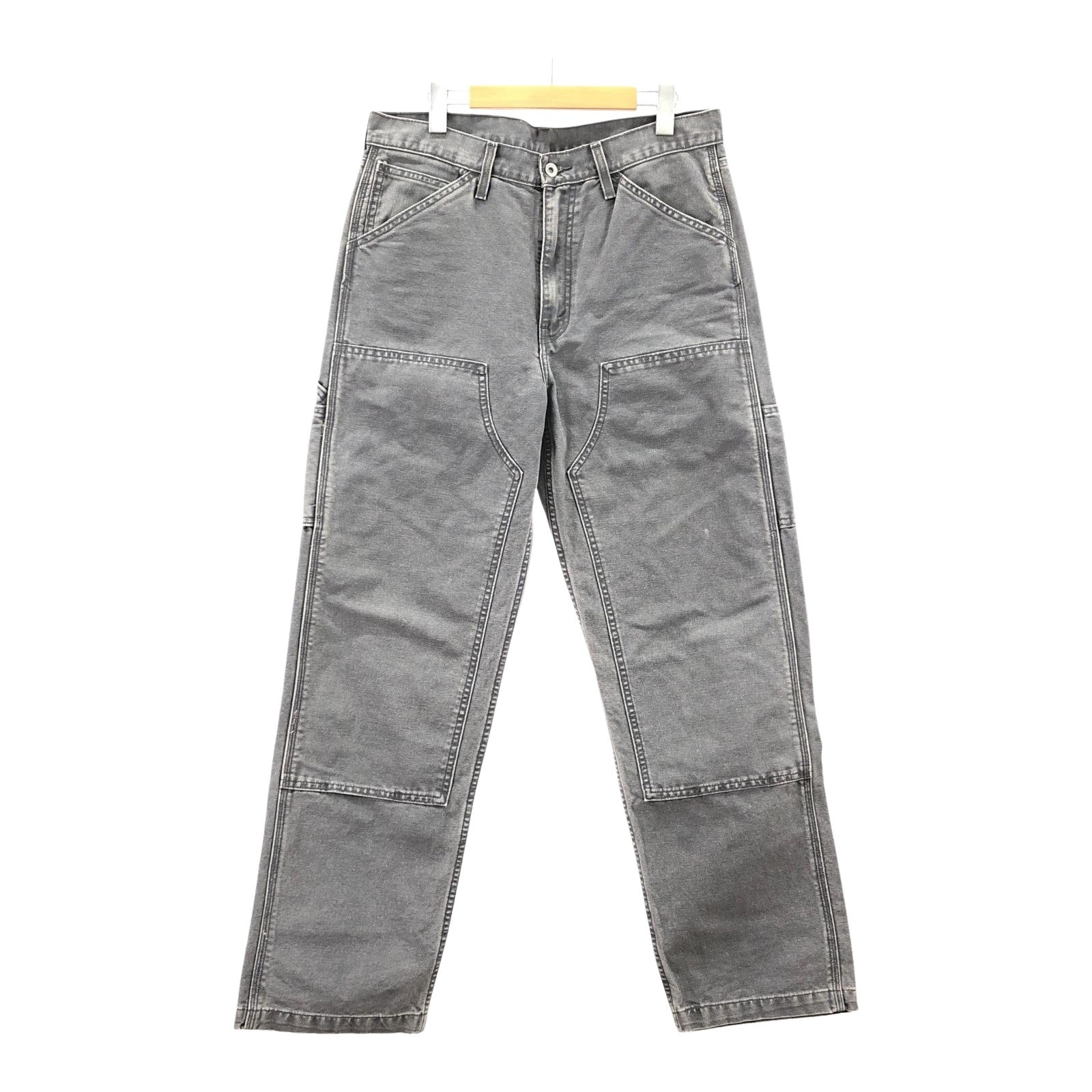 デニムパンツ ダブルニーペインターパンツ GRY 32 グレー