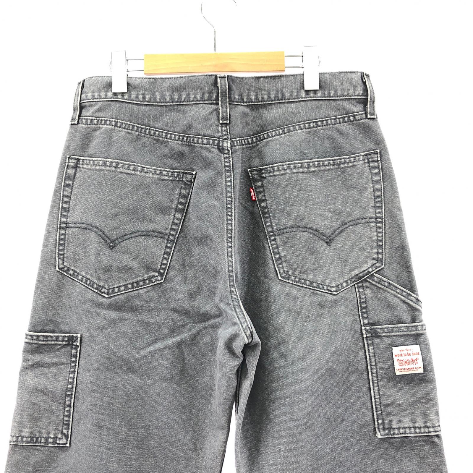 デニムパンツ ダブルニーペインターパンツ GRY 32 グレー