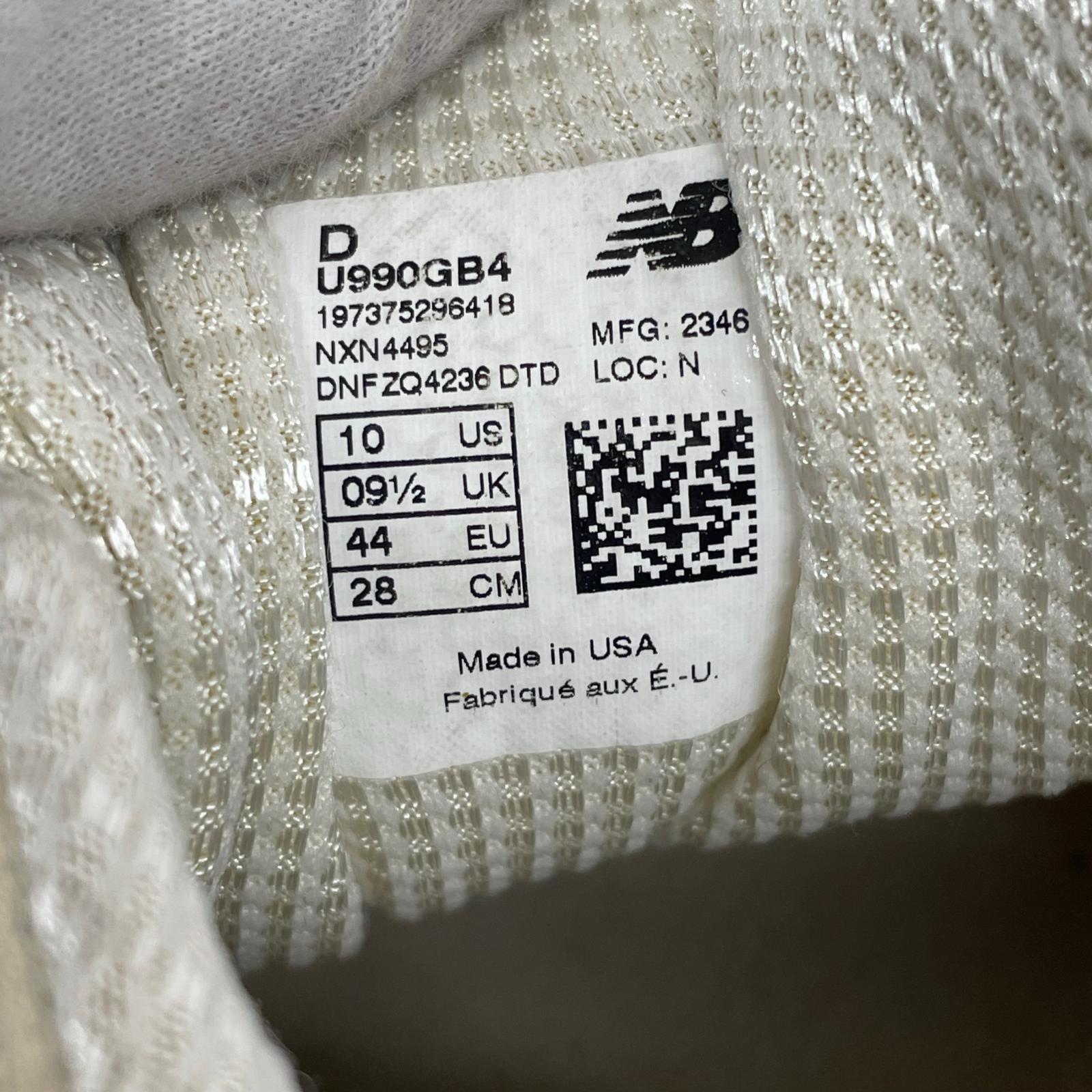スニーカー U990GB4/28cm/990V4/Macadamia Nut 28cm (US10 UK9 1/2 EU46)