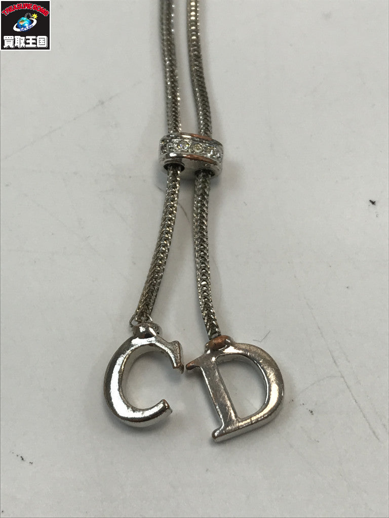 Dior ロゴマークネックレス サビあり