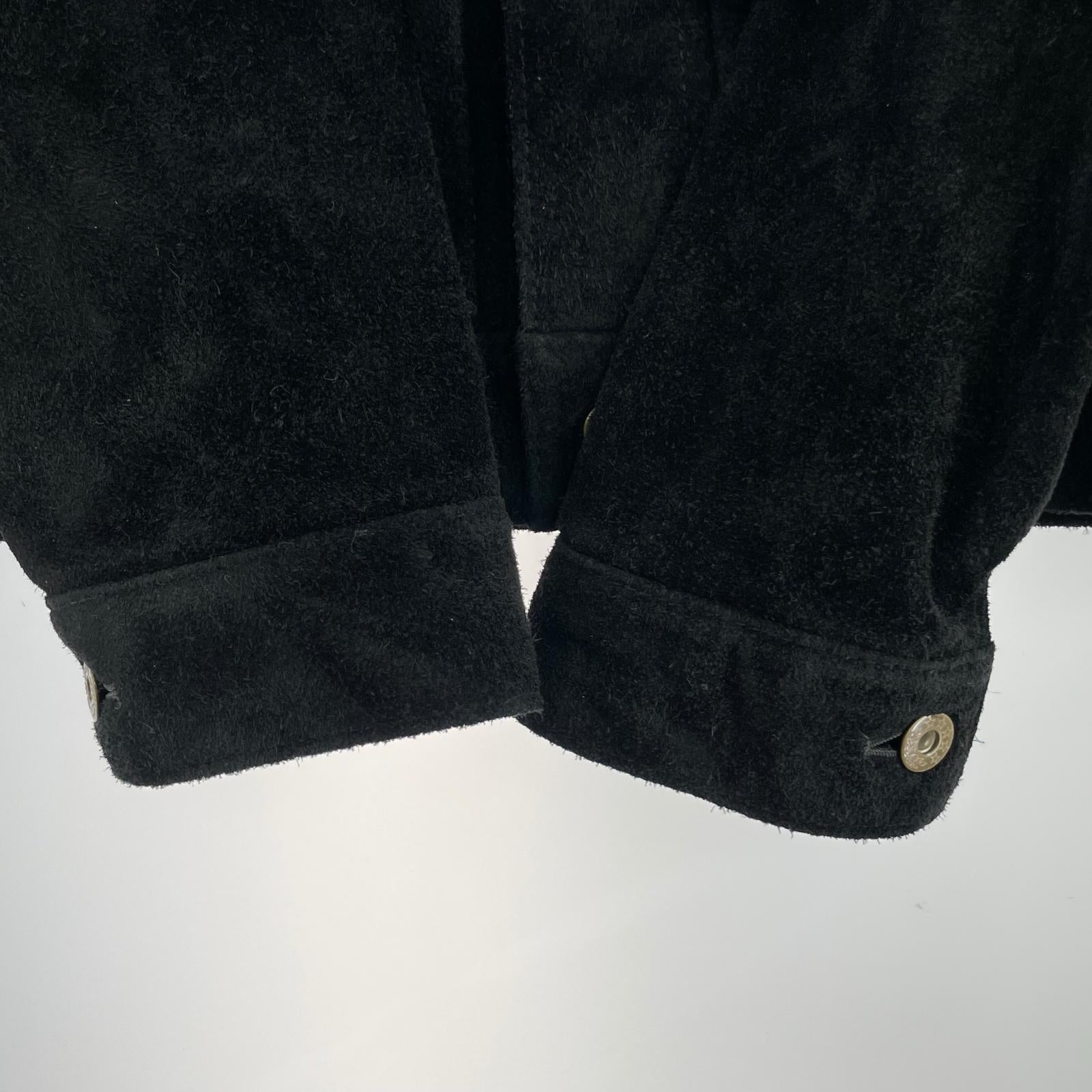 ジャケット STEER ROUGHOUT TYPE ⅡJEAN JACKET 黒 (40) 40 ブラック