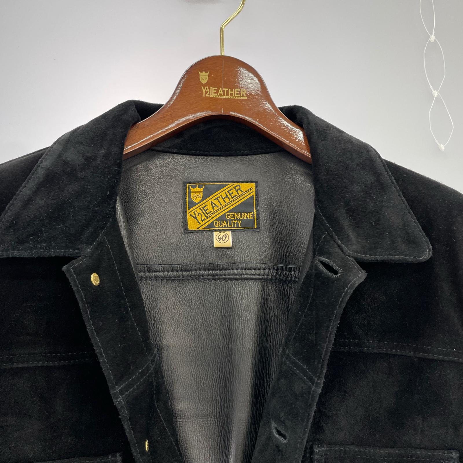 ジャケット STEER ROUGHOUT TYPE ⅡJEAN JACKET 黒 (40) 40 ブラック