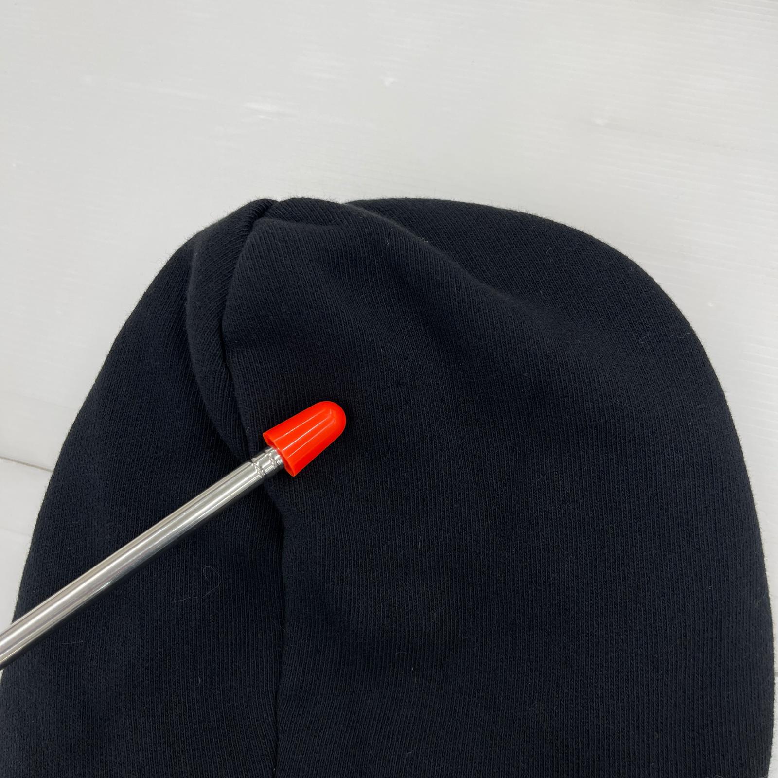 パーカー Leather Elbow Patch Zip Hoodie BLK M M ブラック