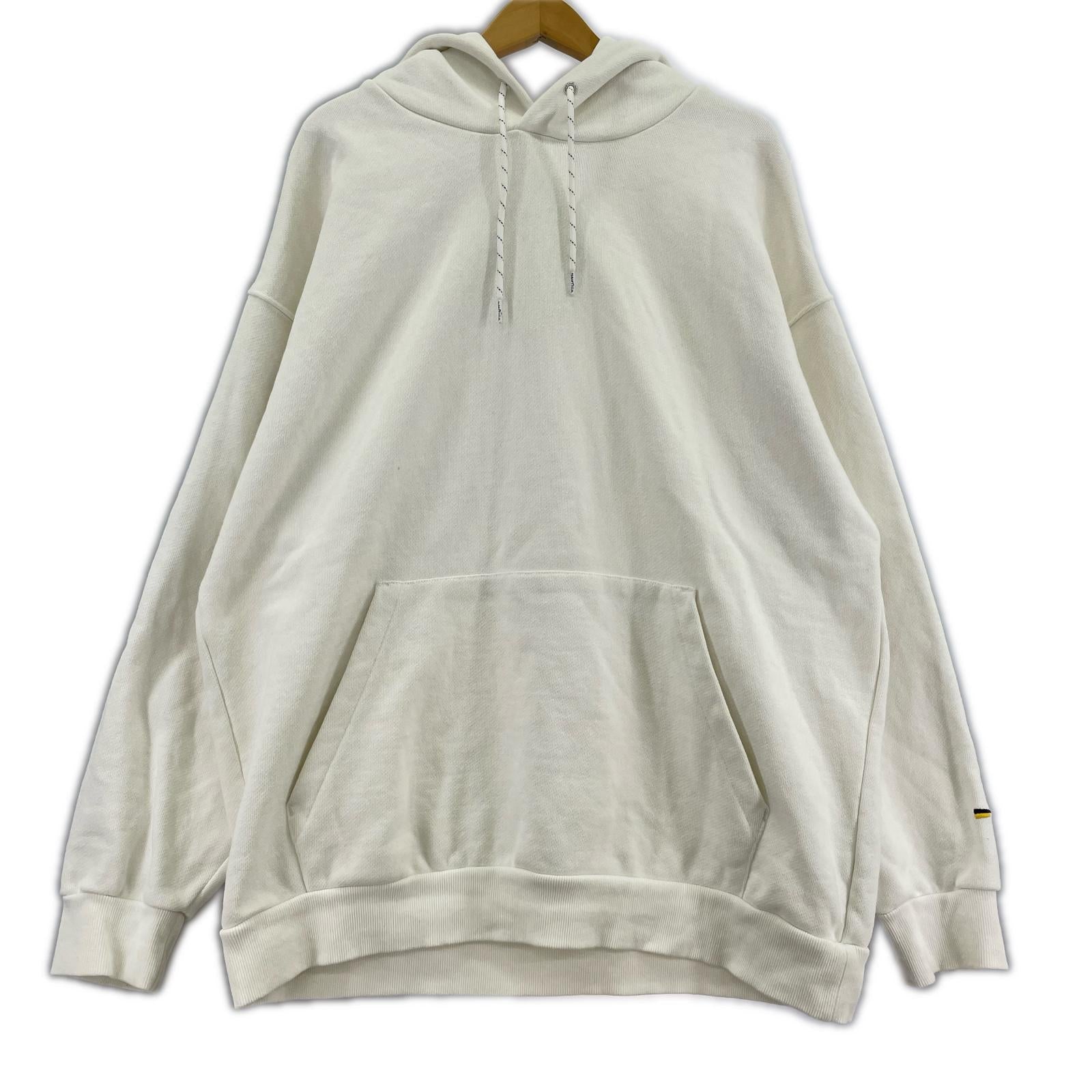 パーカー プルオーバーパーカー　白（XL） ホワイト