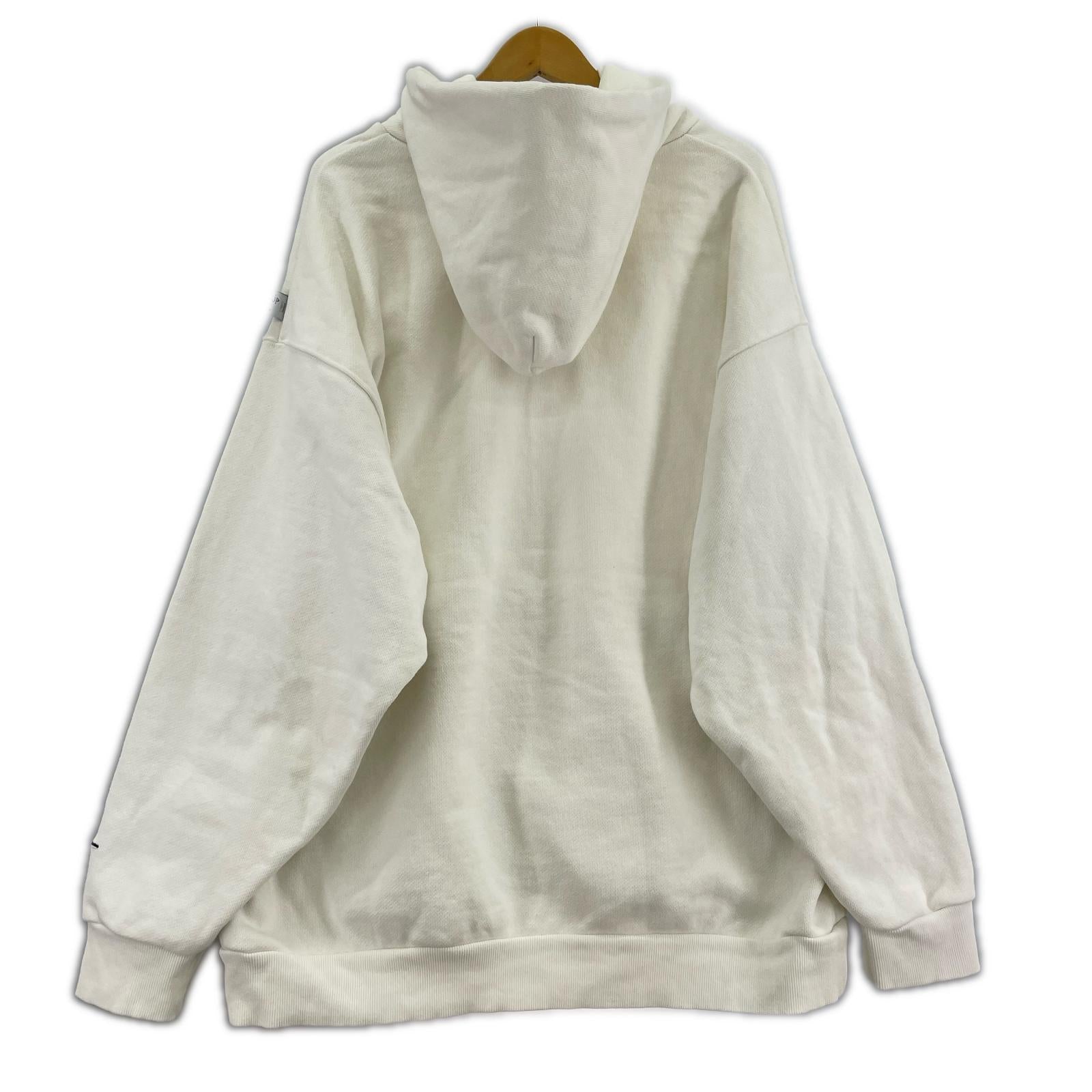 パーカー プルオーバーパーカー　白（XL） ホワイト