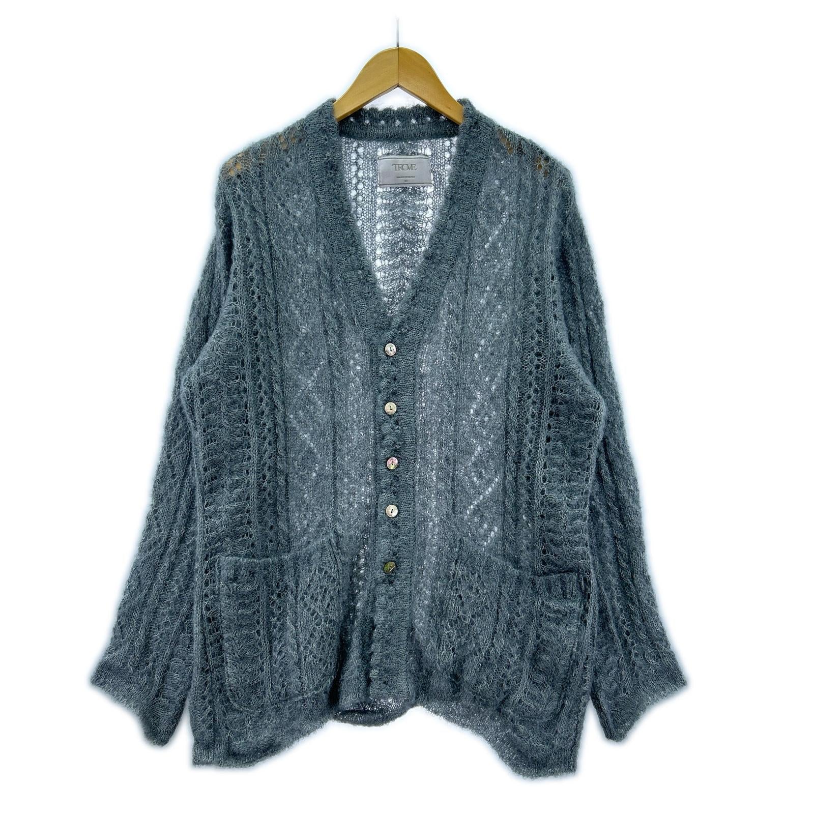 カーディガン モヘアカーディガン　グレー（M） 40 グレー