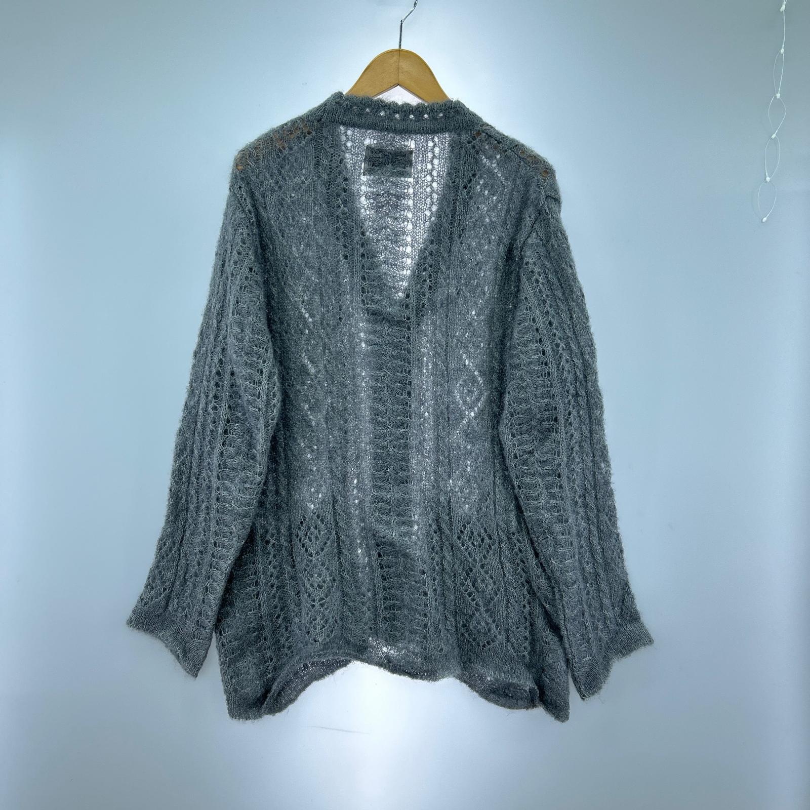 カーディガン モヘアカーディガン　グレー（M） 40 グレー