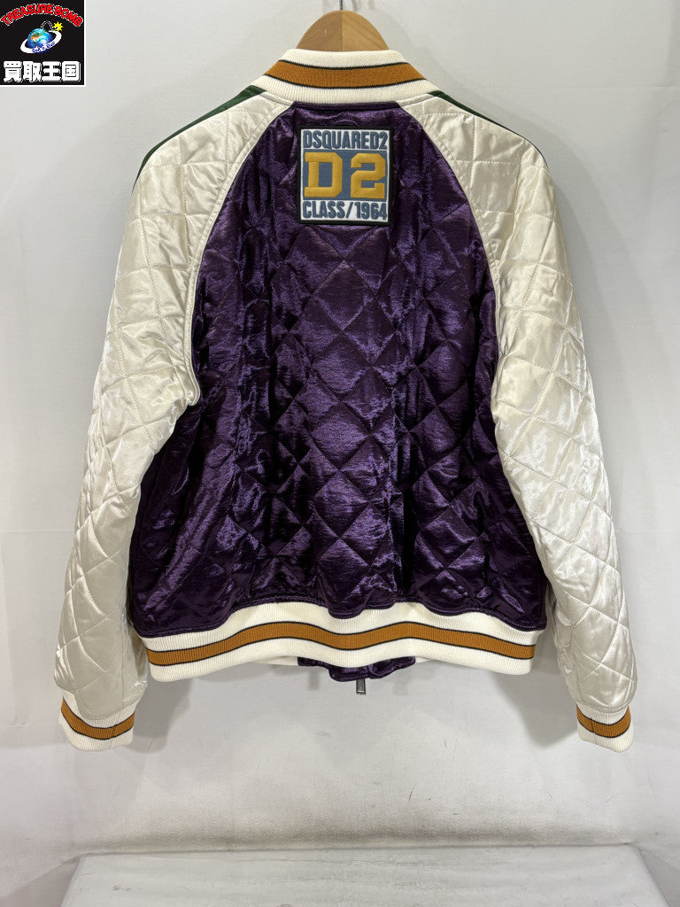 ブルゾン 23AW Varisity Satin Bomber Jacket 42