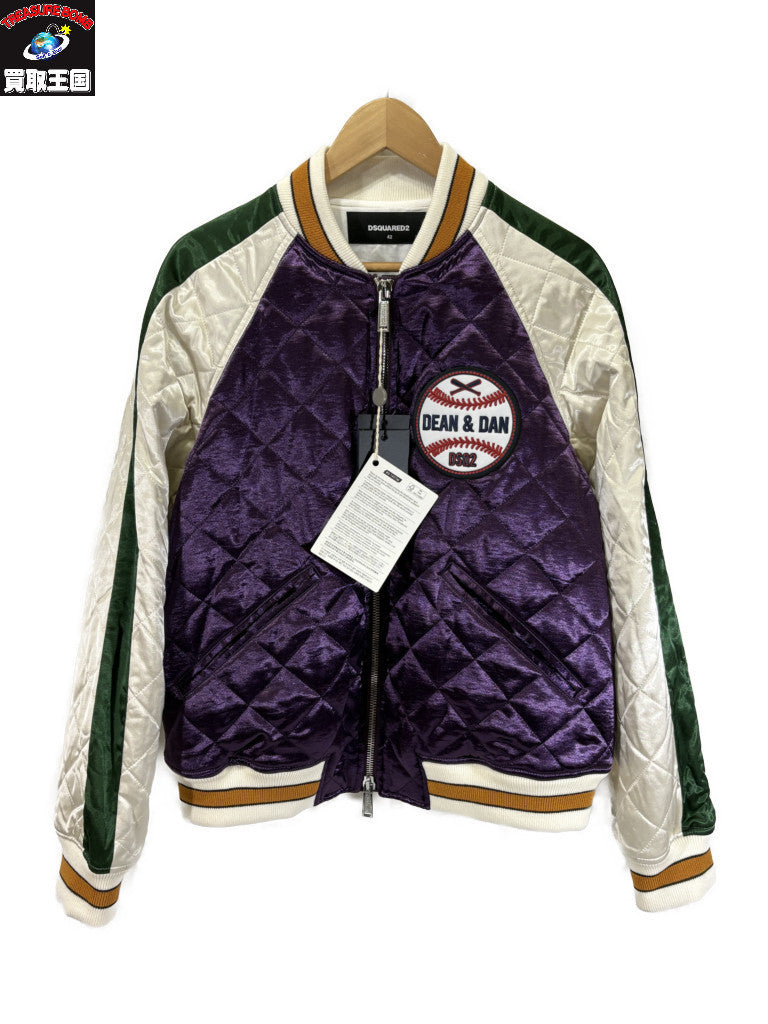 ブルゾン 23AW Varisity Satin Bomber Jacket 42