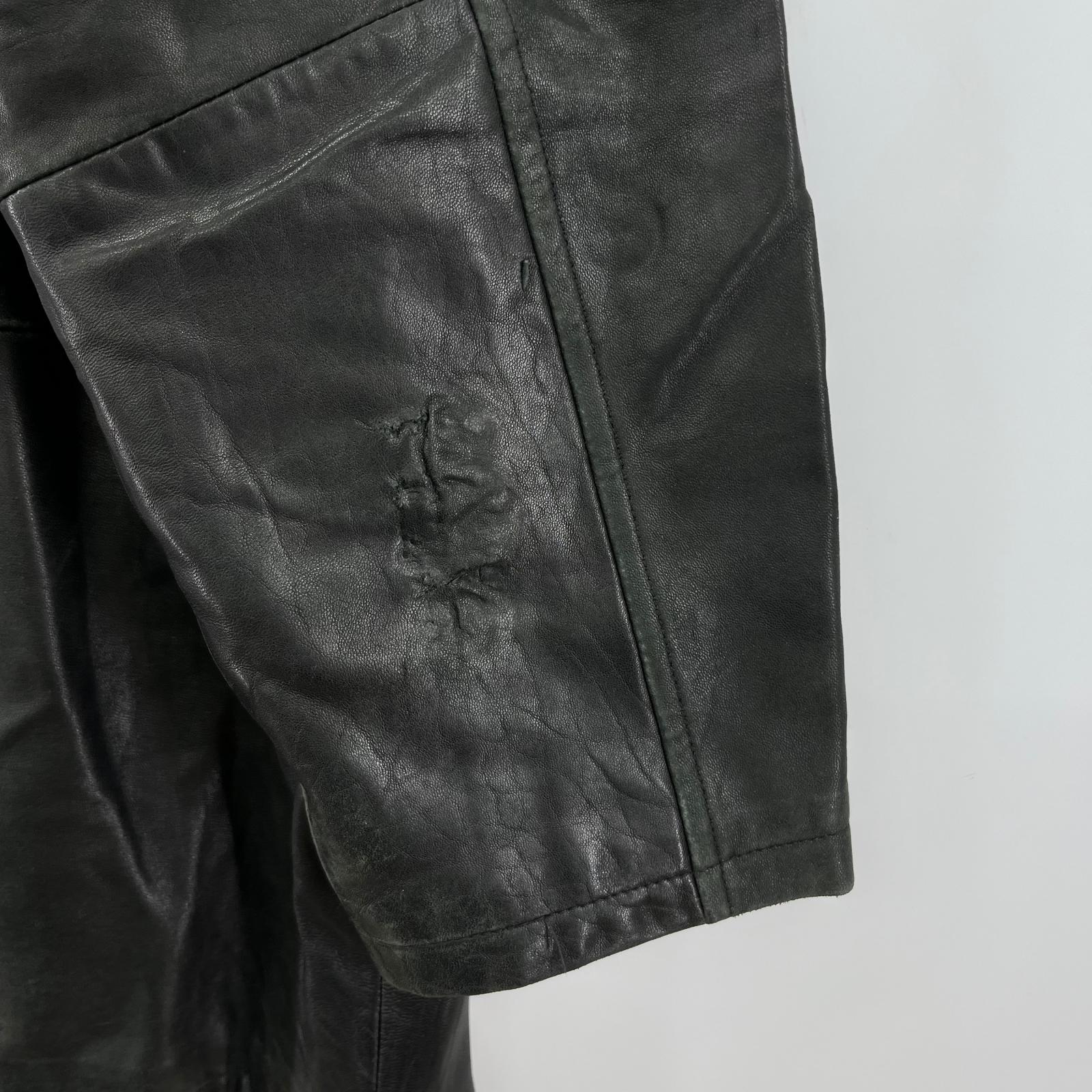 レザージャケット GIORGIO レザーコート ブラック ブラック