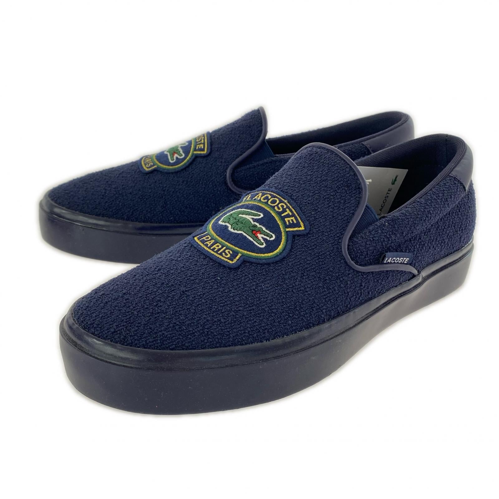 スニーカー LACOSTE JUMP SURVE SLIP ネイビー (26.5) 26cm (US8 UK7 1/2 EU42) ネイビー