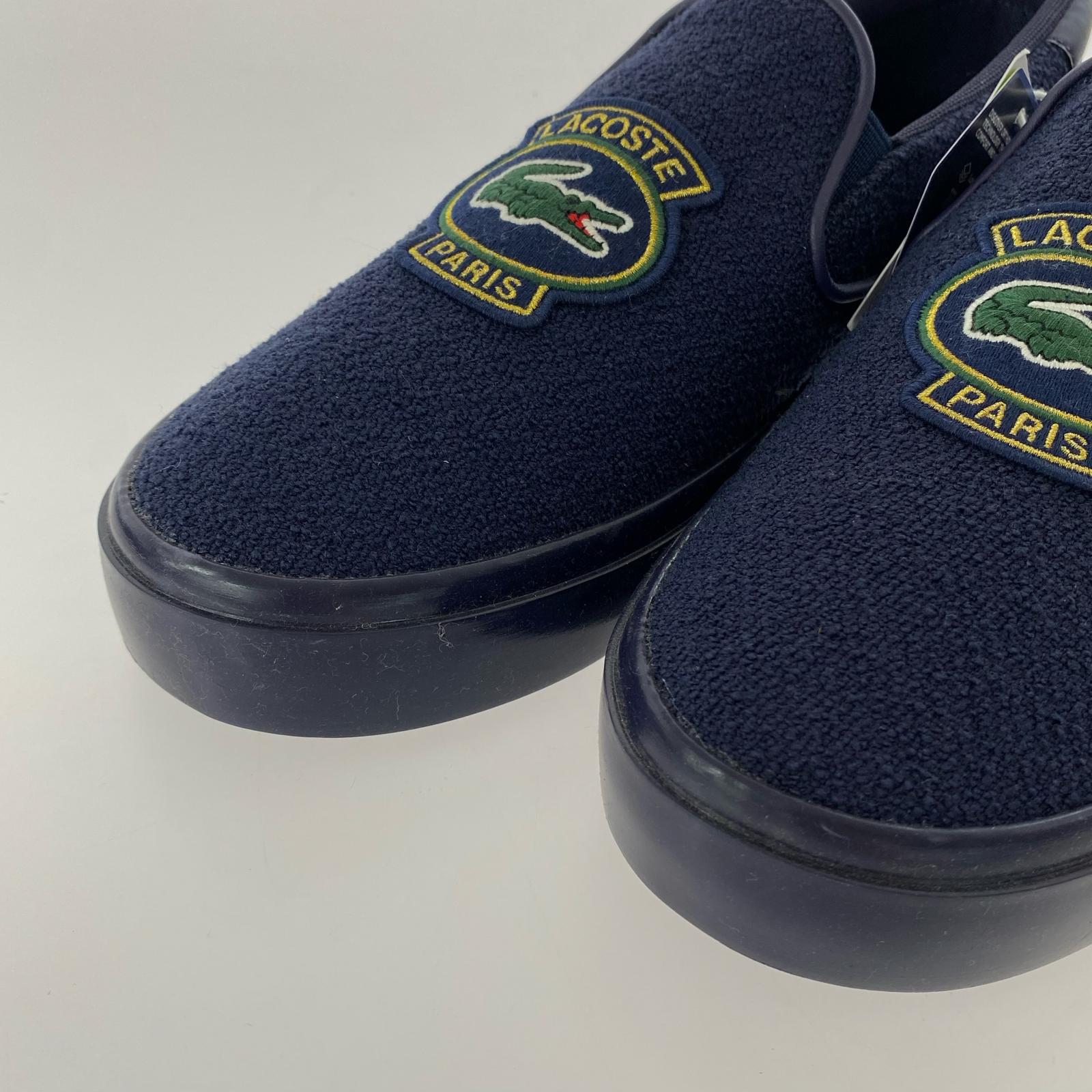 スニーカー LACOSTE JUMP SURVE SLIP ネイビー (26.5) 26cm (US8 UK7 1/2 EU42) ネイビー