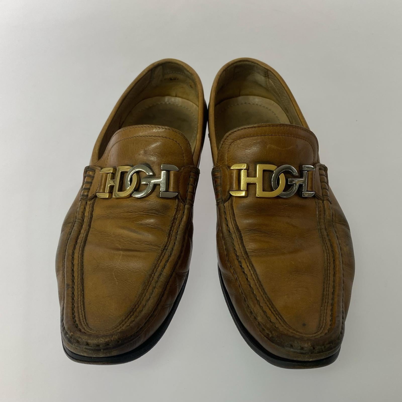 シューズ DCロゴビットローファー BEG (6.5) ブラウン