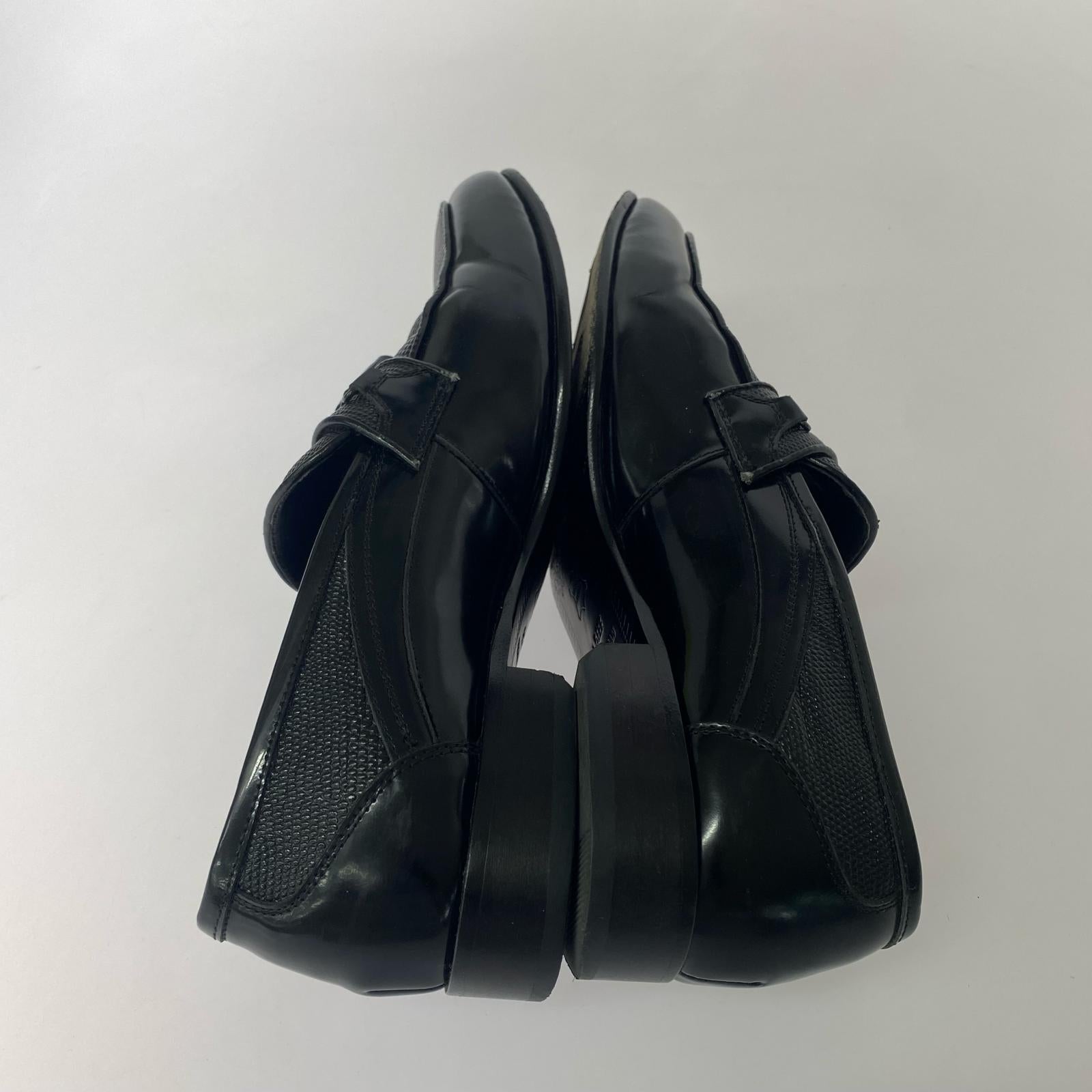 シューズ LUTECIA タッセルローファー BLK 25.5cm 25.5cm (US7 1/2 UK7 EU41) ブラック