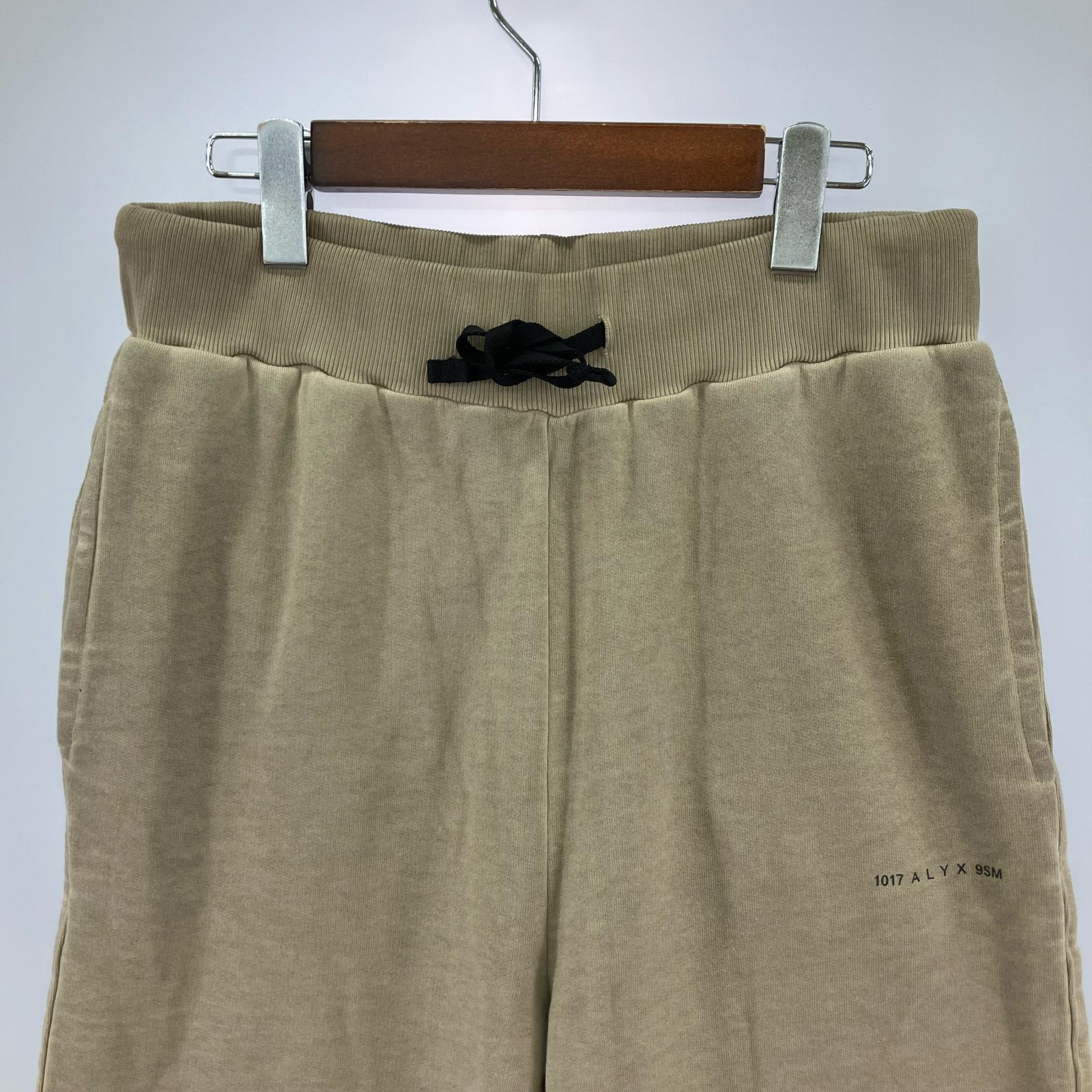パンツ 1017ALYX 9SM スウェットパンツ ベージュ M ベージュ