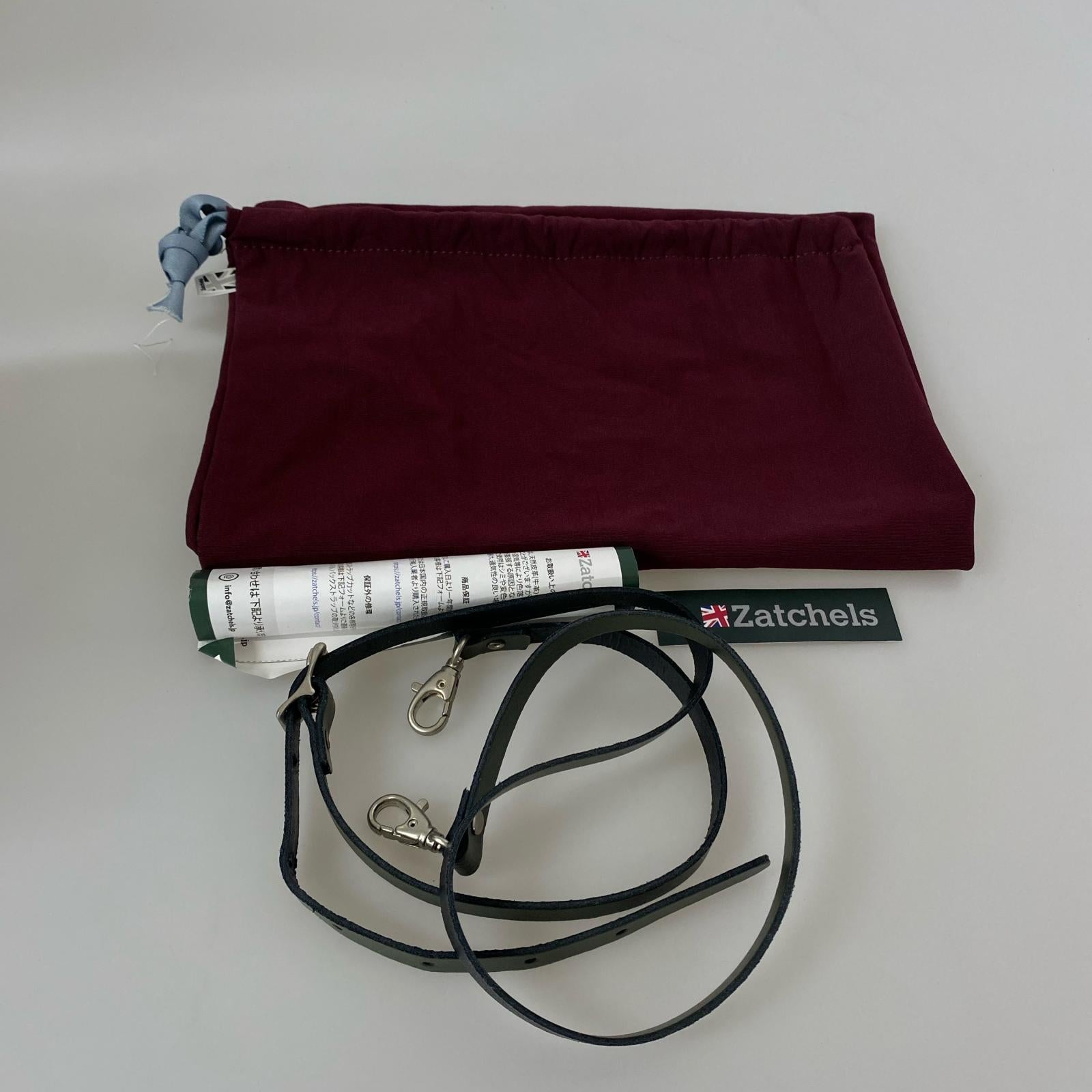 ショルダーバッグ zatchels サッチェルバッグ 緑 グリーン
