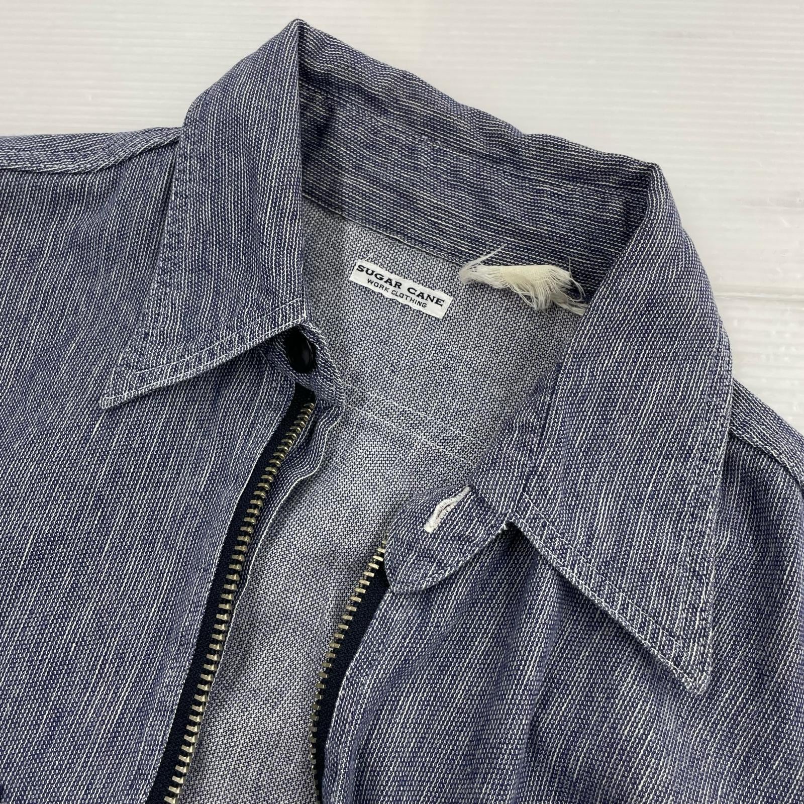 長袖シャツ ダンガリーシャツ ネイビー