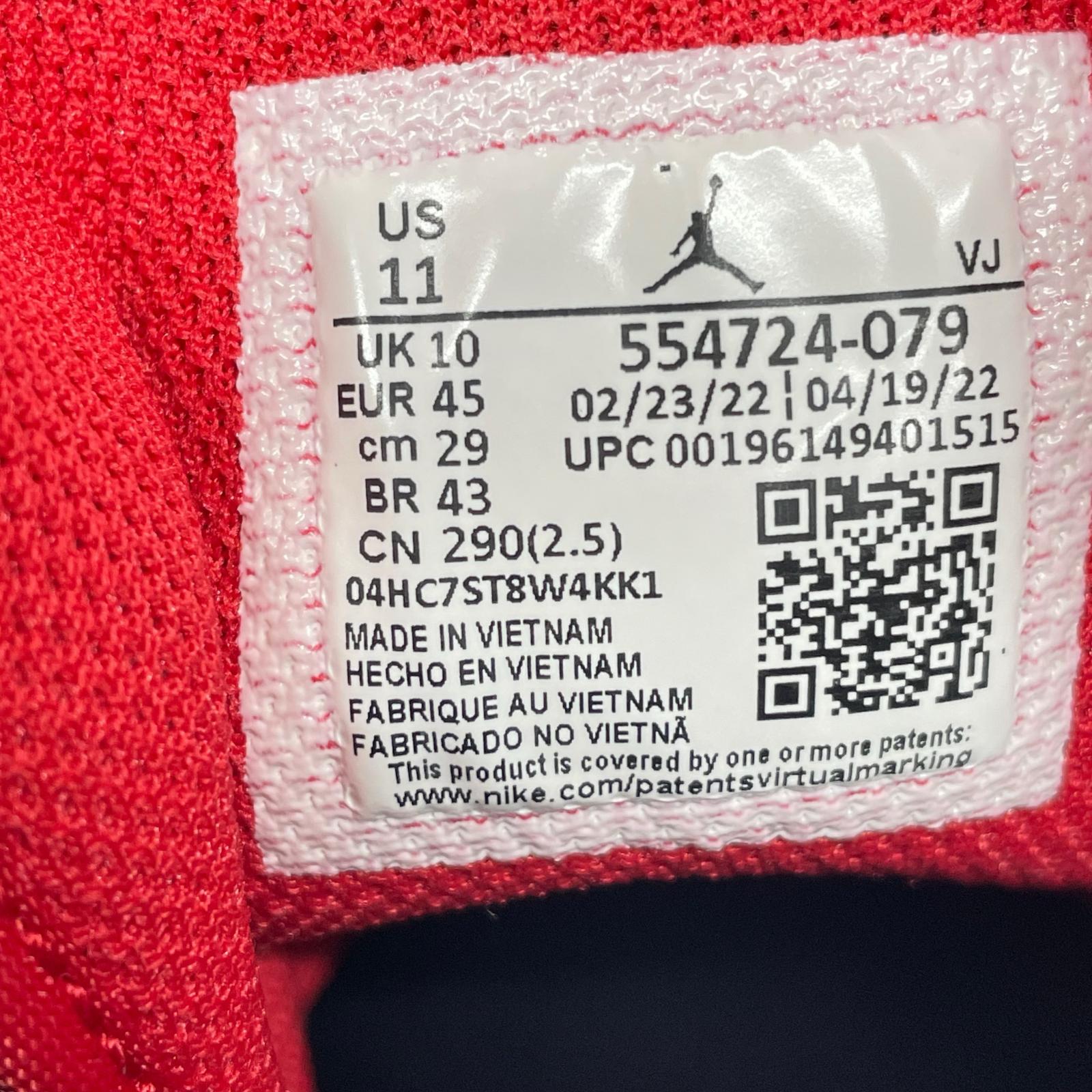 スニーカー Air Jordan 1 Mid Black/Gym Red/White 29cm (US11 UK10 1/2 EU48)