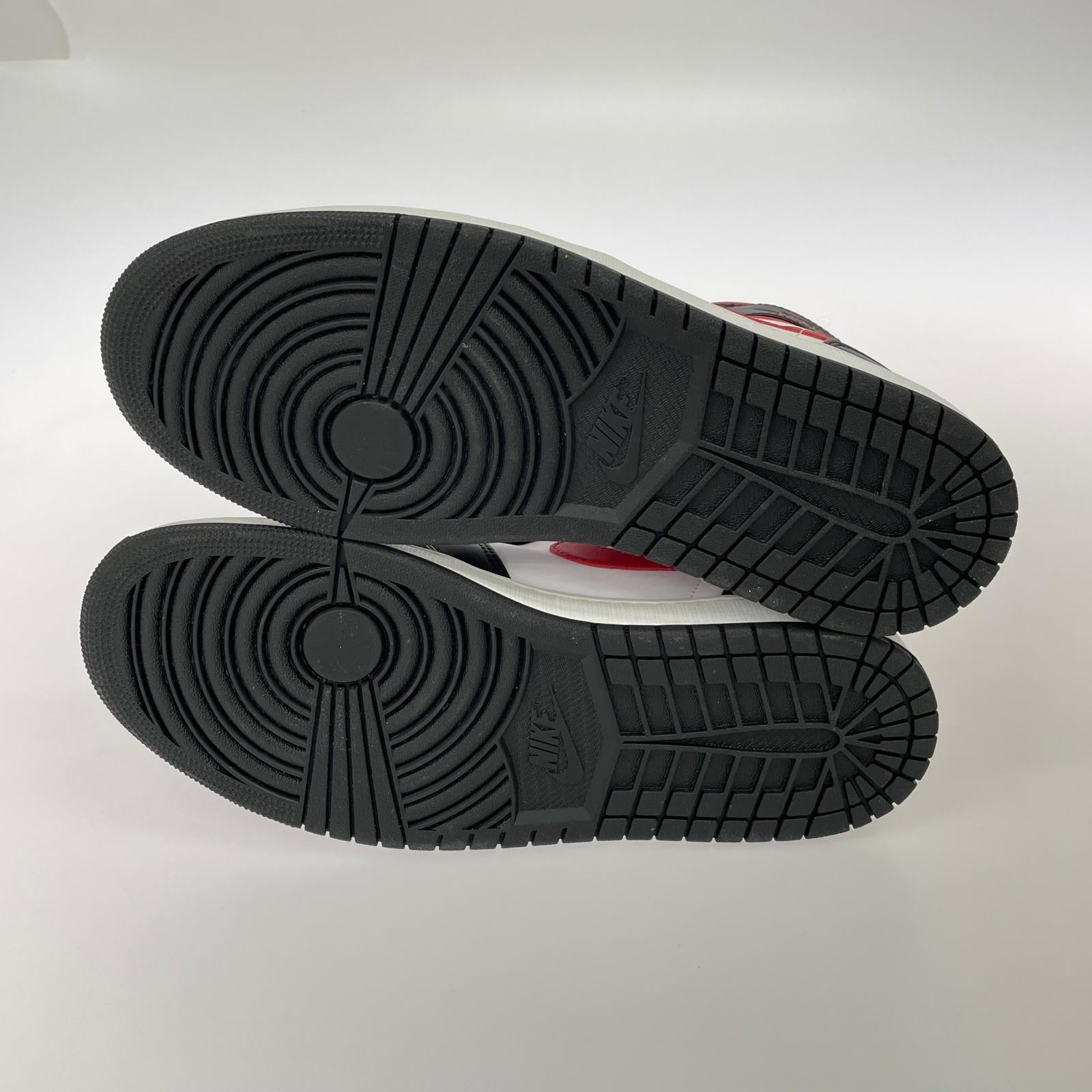 スニーカー Air Jordan 1 Mid Black/Gym Red/White 29cm (US11 UK10 1/2 EU48)