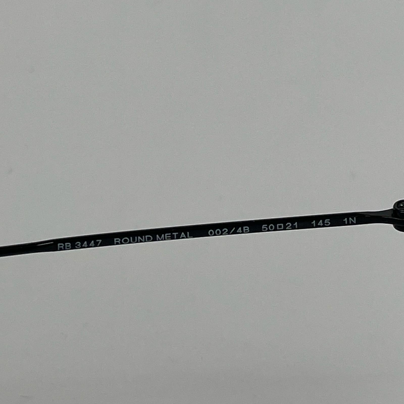 その他アクセサリー RB 3447 Round Metal サングラス ブラック