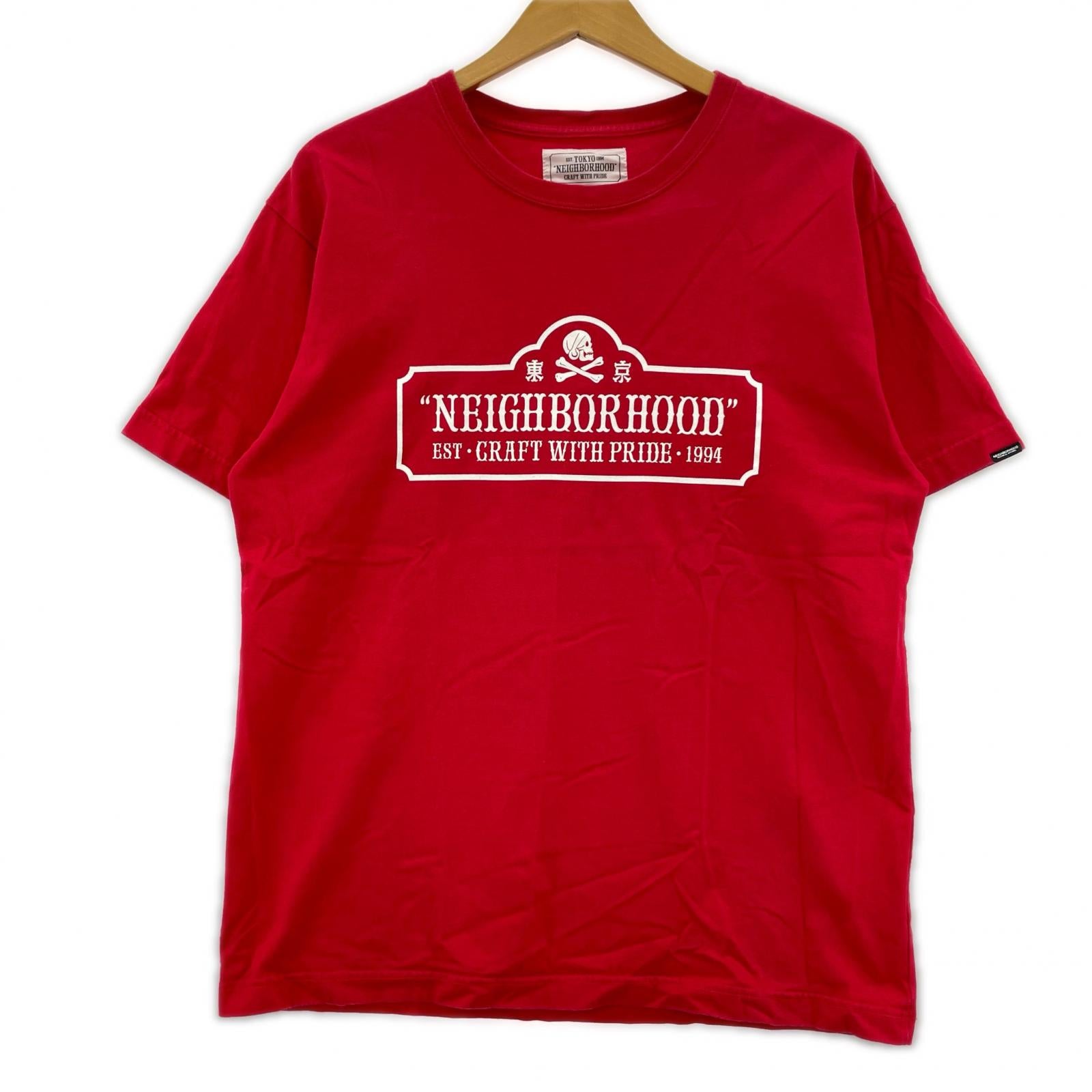 半袖Ｔシャツ フロントロゴTEE L レッド L