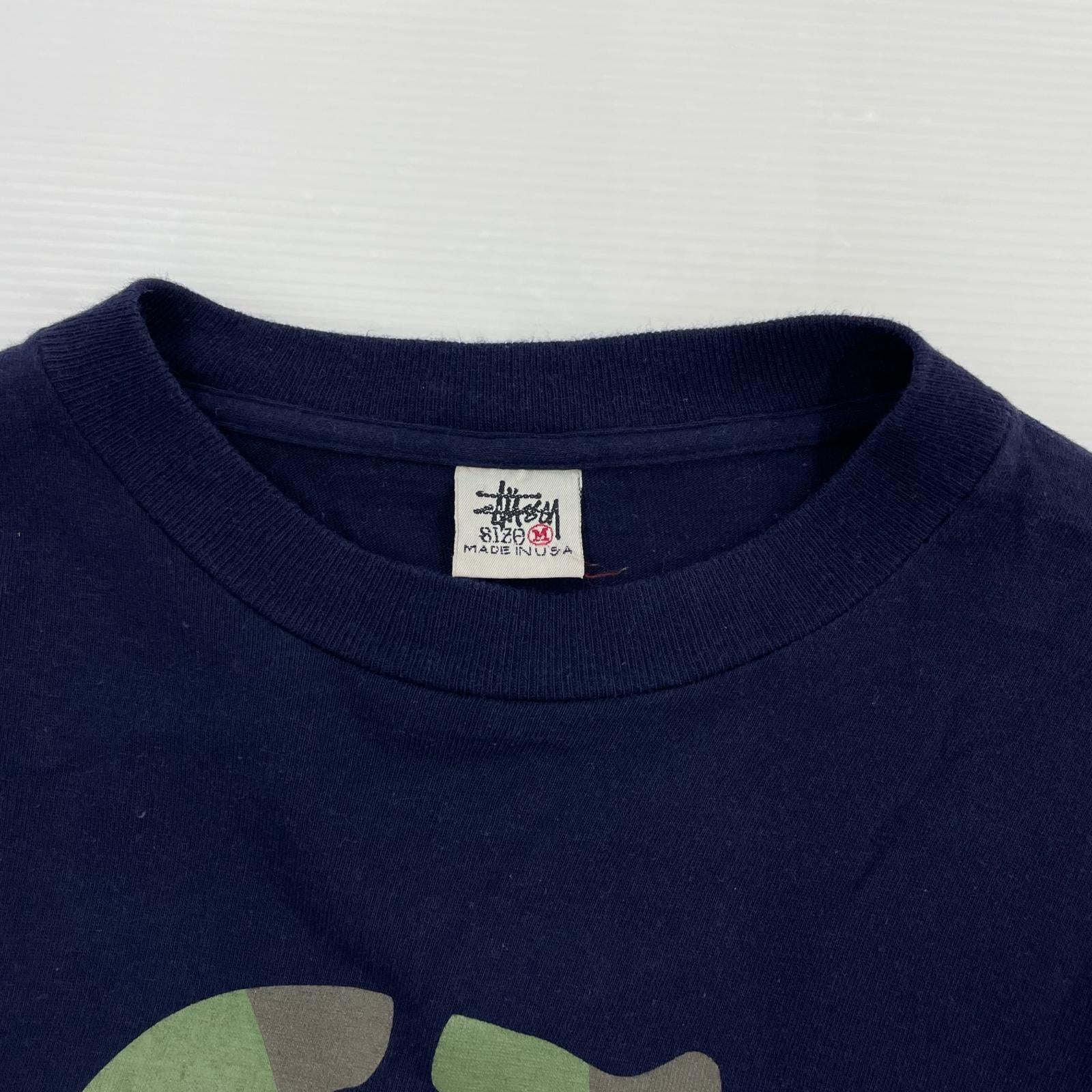 長袖Ｔシャツ old stussy 90s Lサイズ M ネイビー