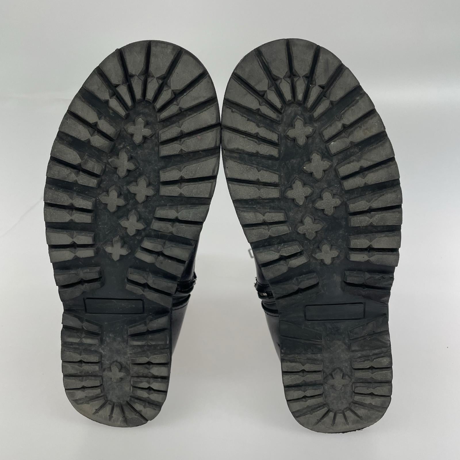 ブーツ Buaau エンジニアブーツ ブラック