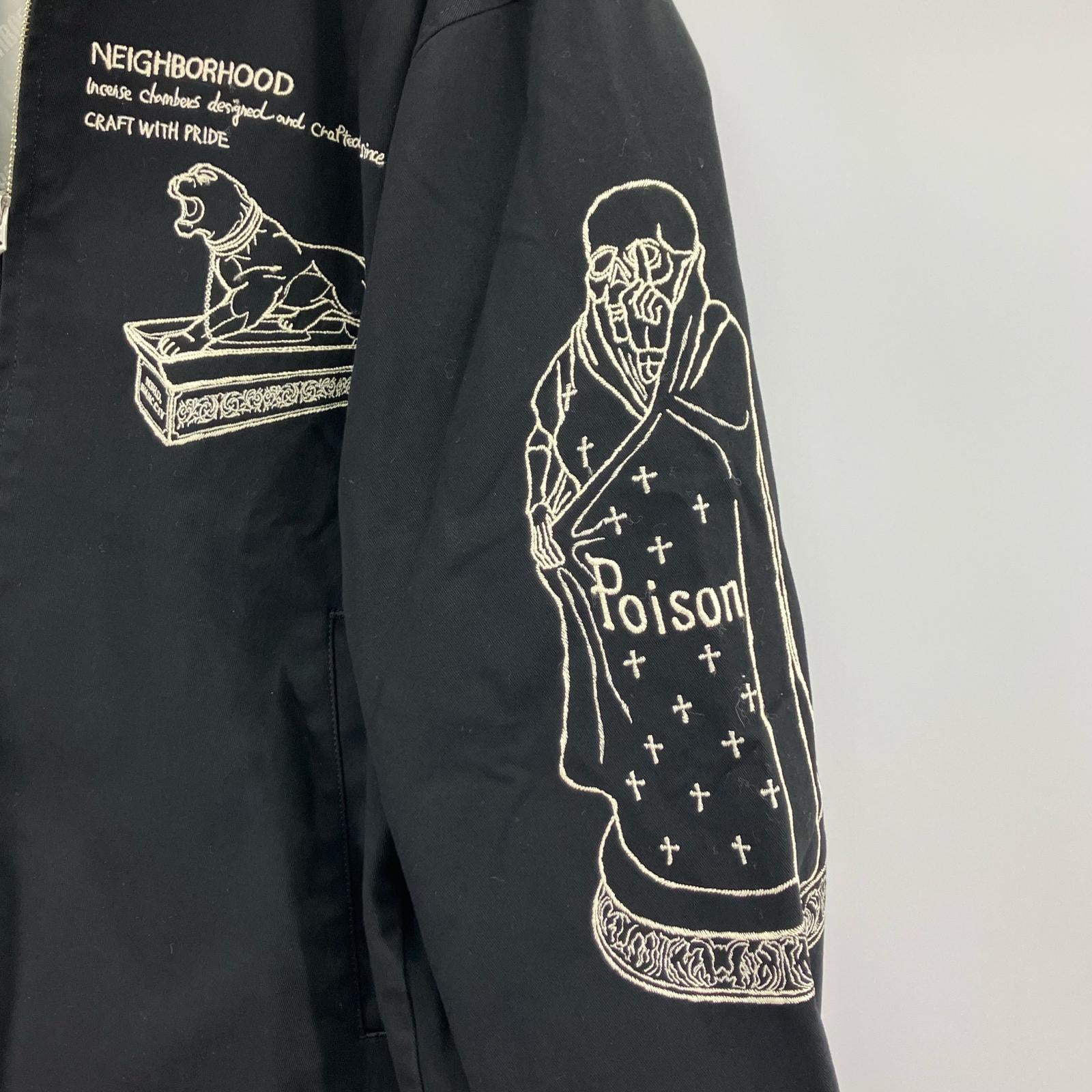 ジャケット NEIGHBORHOOD 26SS SOUVENIR JACKET スーベニアジャケット M ブラック M ブラック