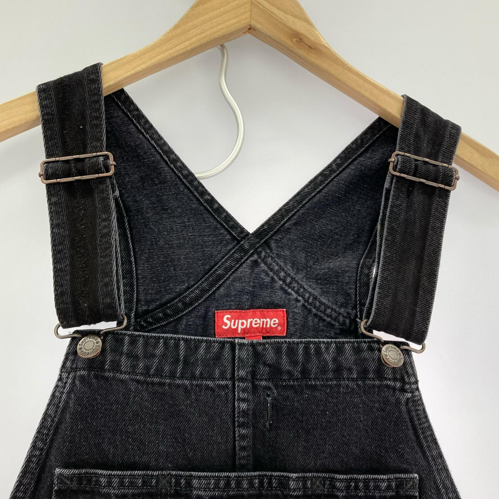 オーバーオール 22AW/Cargo Denim Overalls/M ブラック
