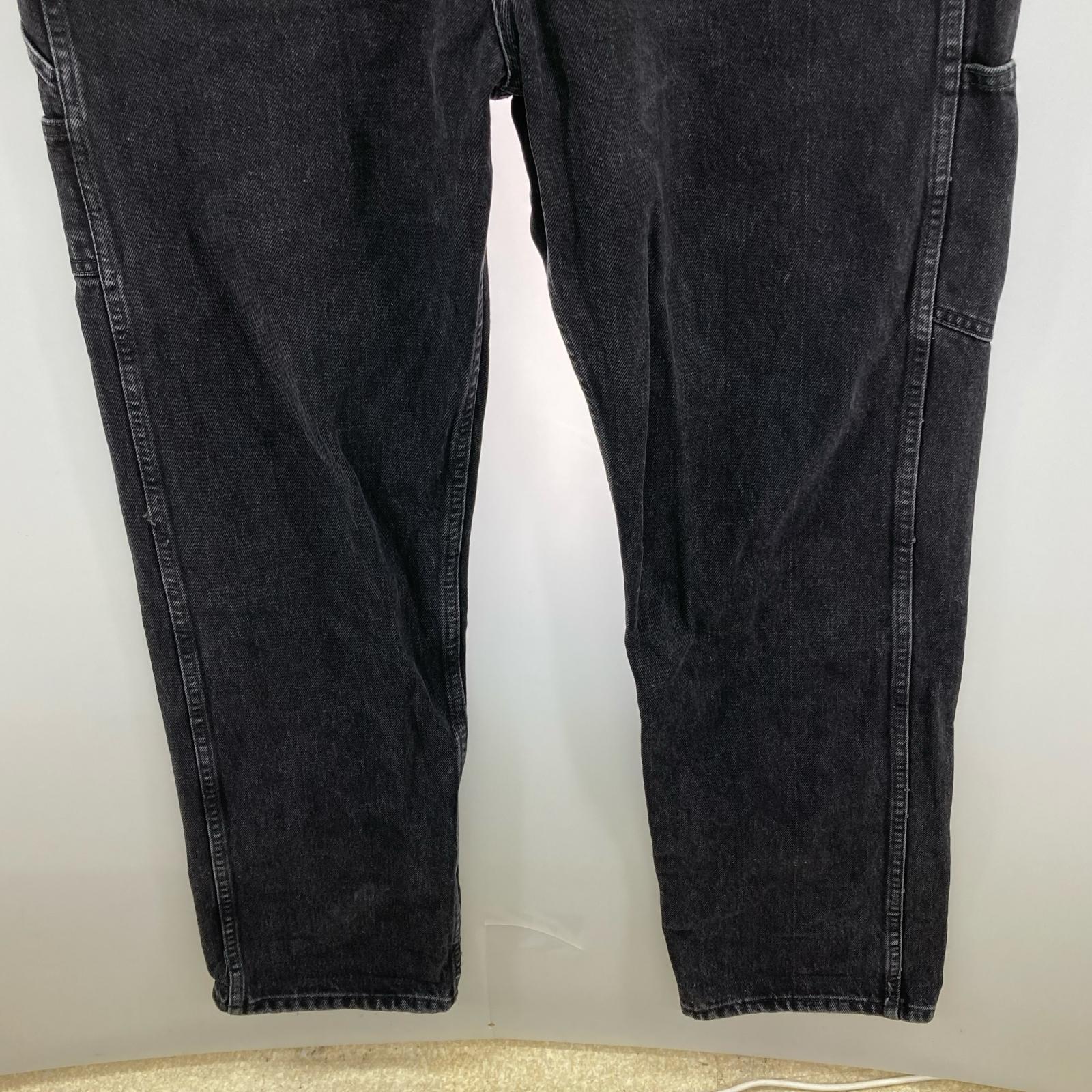 オーバーオール 22AW/Cargo Denim Overalls/M ブラック