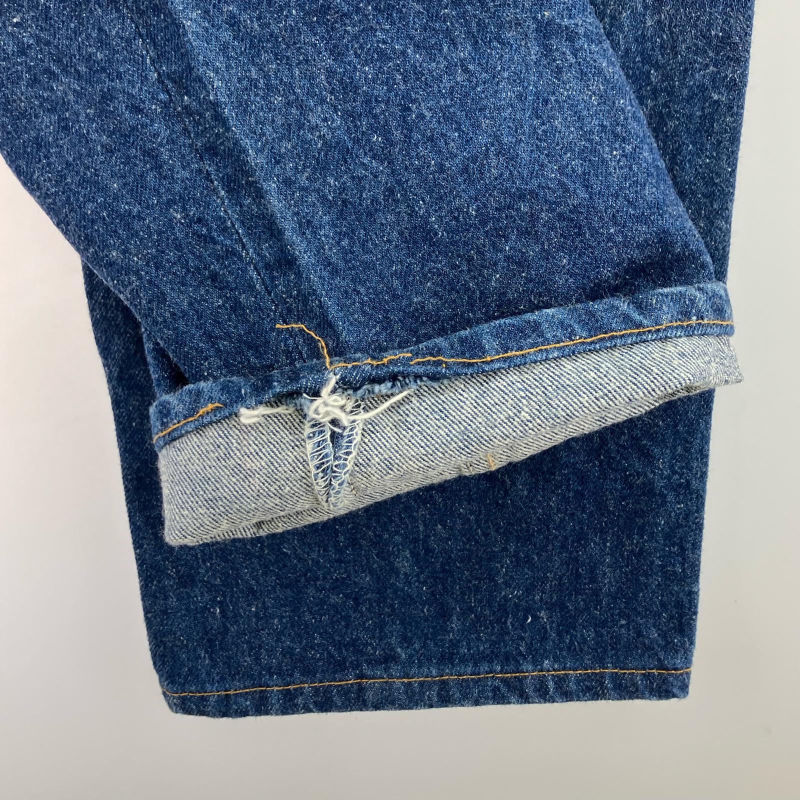 デニムパンツ ボタン裏552 USA製 501XX W31 31 ネイビー