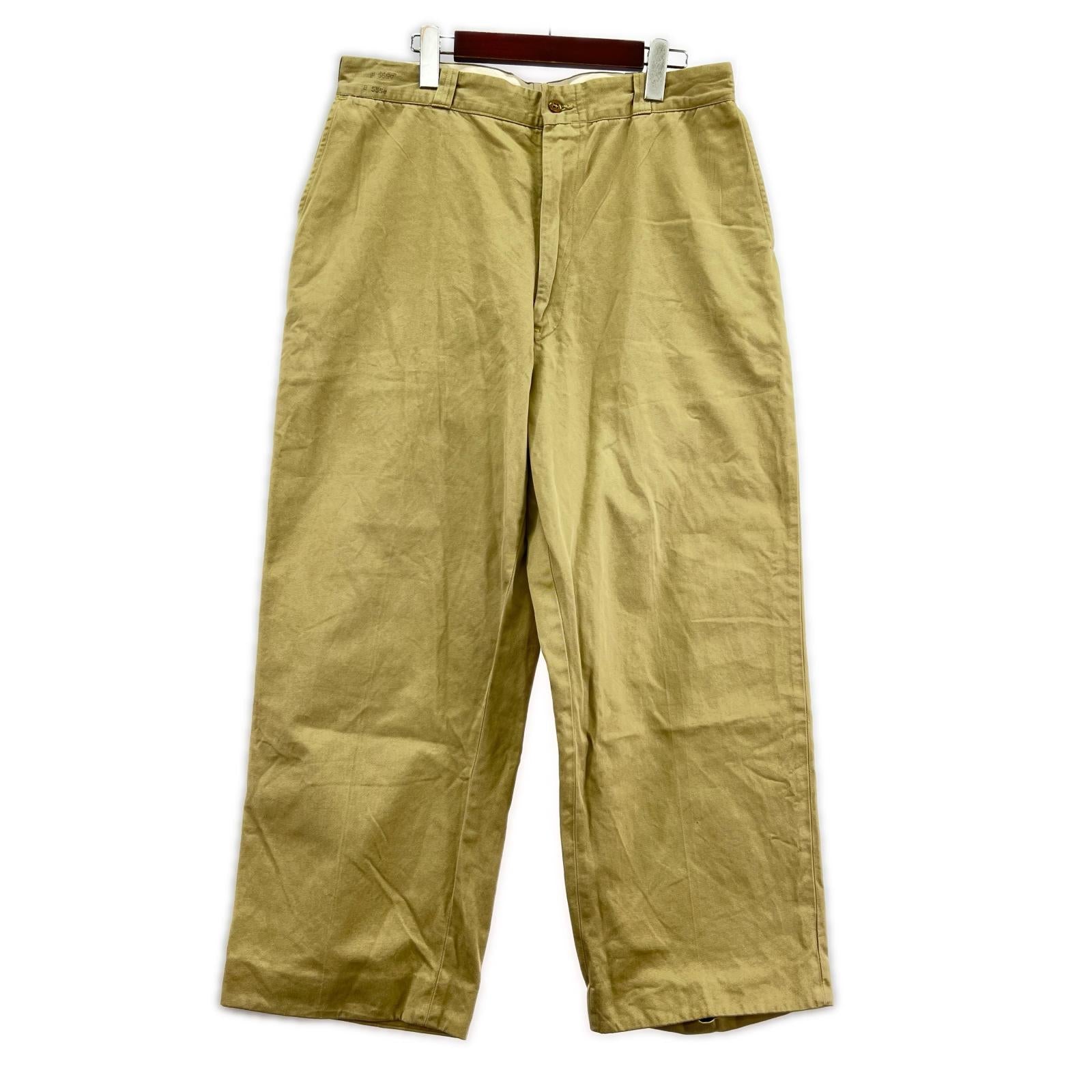 パンツ US ARMY 60s チノトラウザー Ｗ31 ベージュ