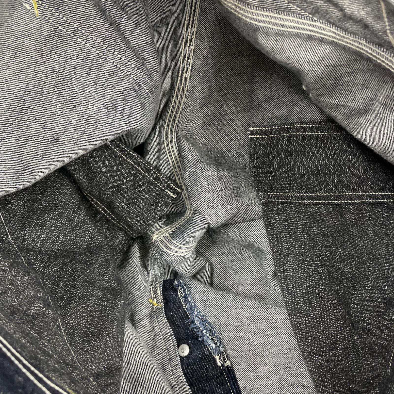 デニムパンツ DERRICKMAN OVERALLS 13.5oz 36 ネイビー