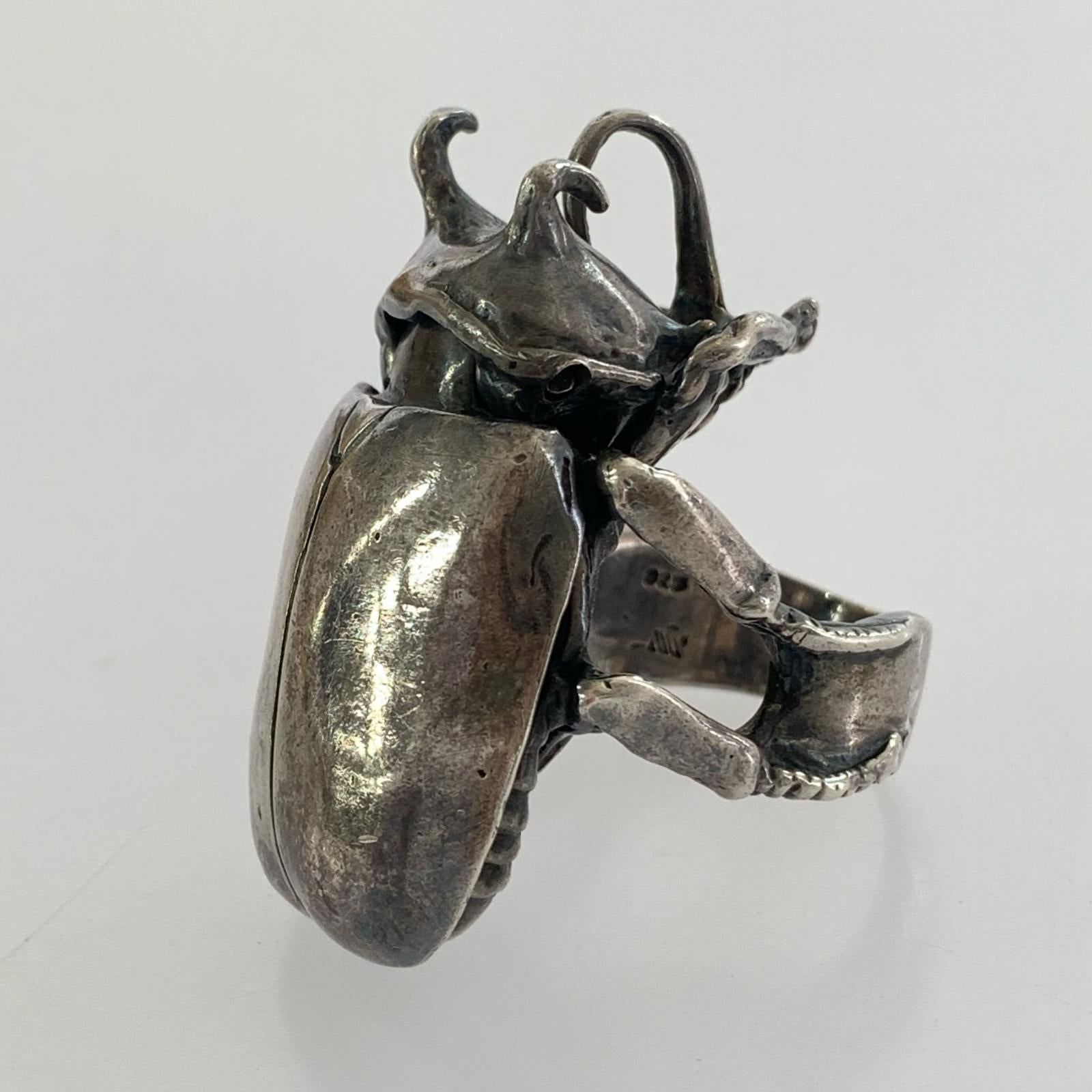 リング・指輪 925 カブトムシ 20号 シルバー