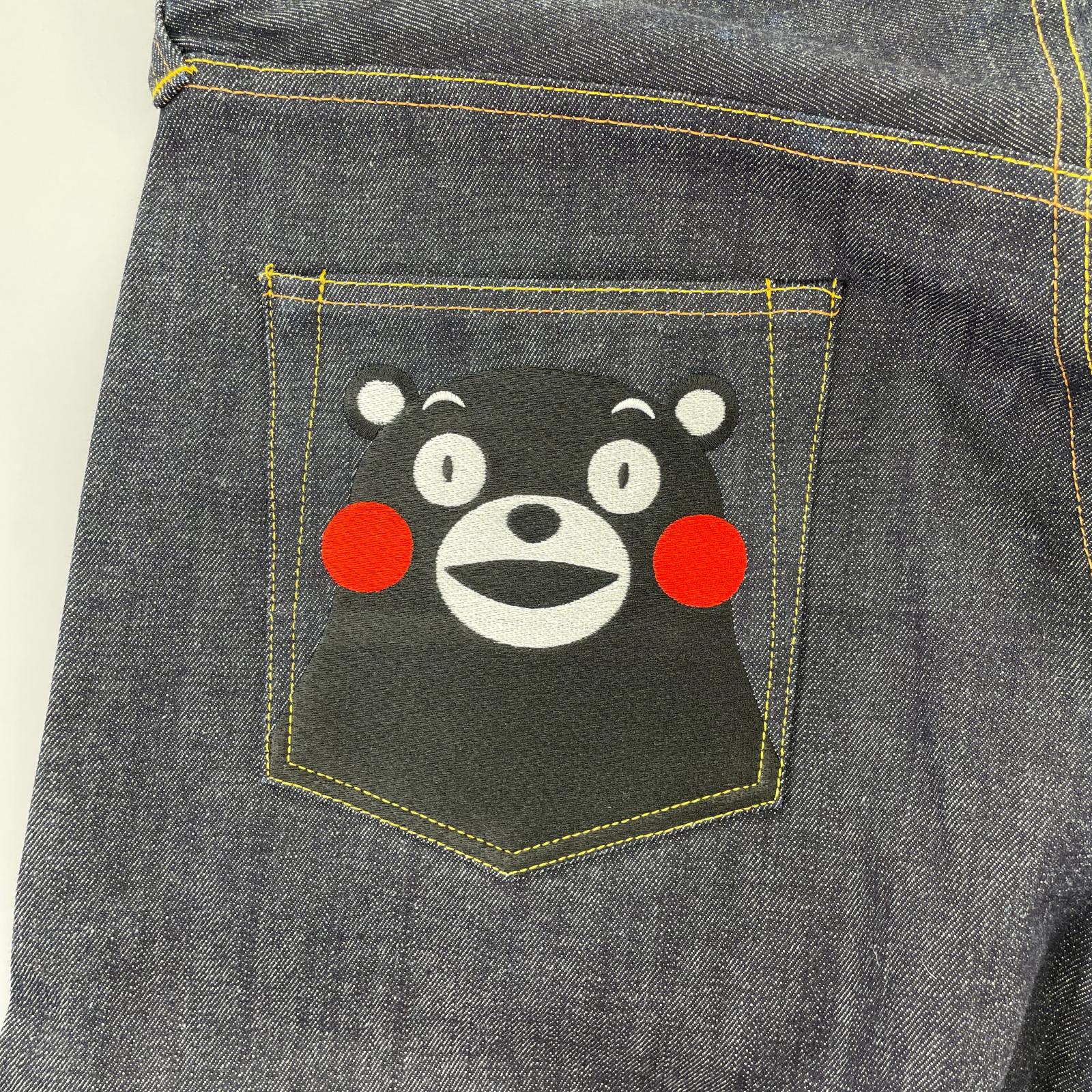 デニムパンツ No.2 Lot.2000T くまモン W42 ブルー