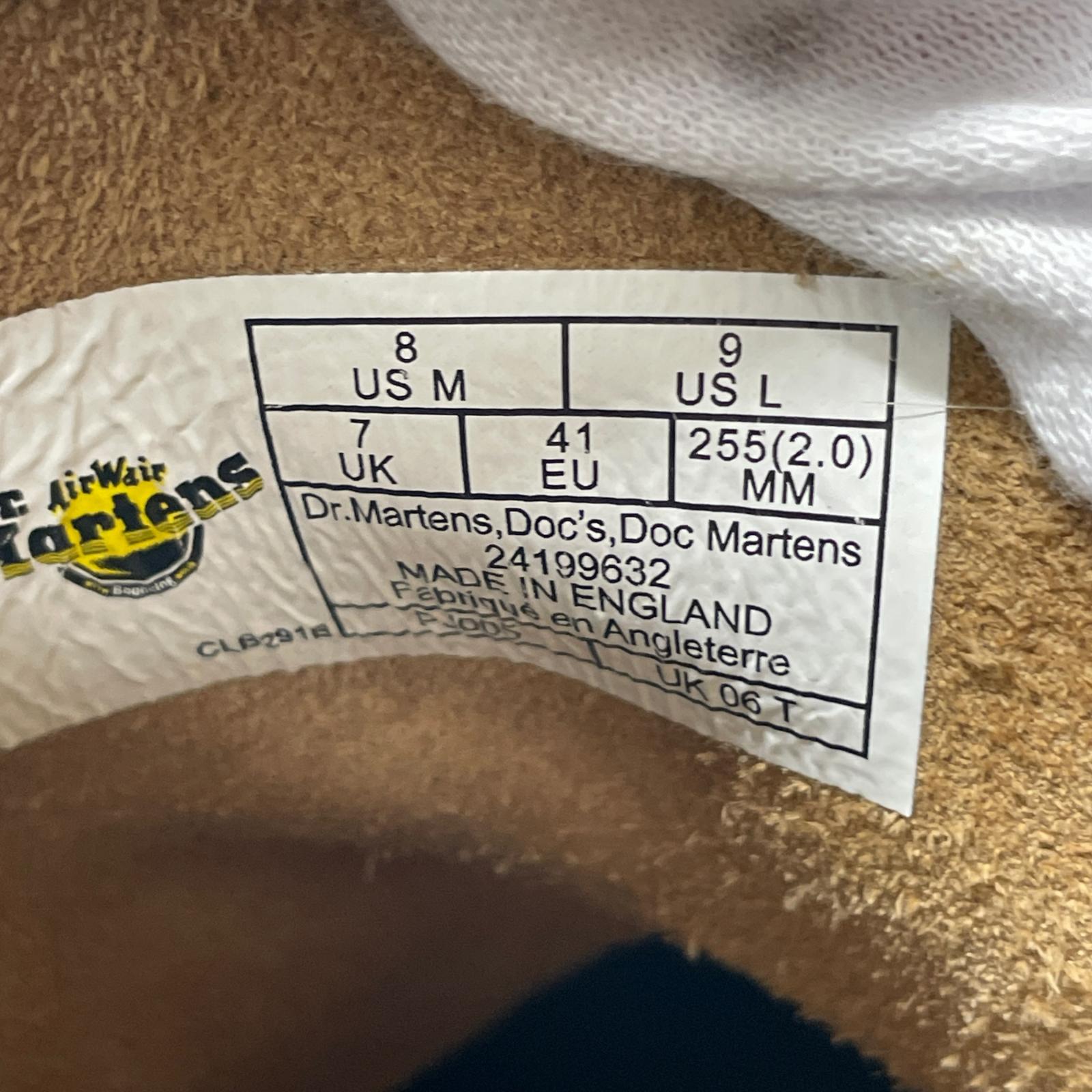 ブーツ 1460 Pascal Spitfire Ripple Sole UK7 25.5cm (US7 1/2 UK7 EU41) ブラウン